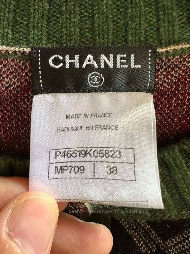 Chanel Chanel Green and Black British. Size US M / EU 48-50 / 2 - 5 Thumbnail