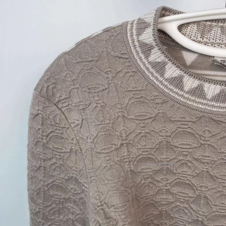 Hermes Hermes Grey Cashmere Sweater Size XS / US 0-2 / IT 36-38 - 4 Thumbnail