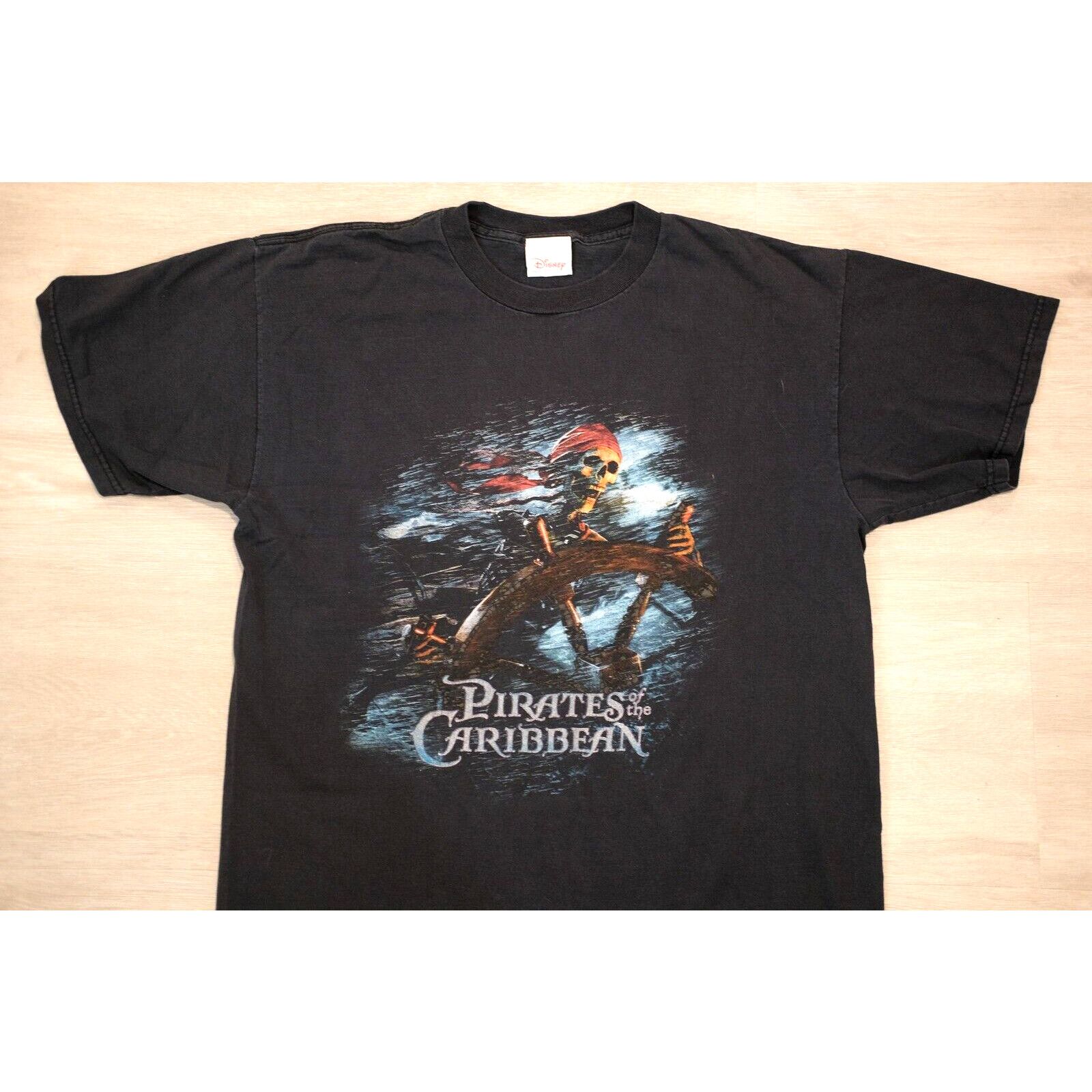 Disney Vintage 2006 Disney Pirates Caribbean Jack Sparrow XL Black Size US M / EU 48-50 / 2 - 1 Thumbnail