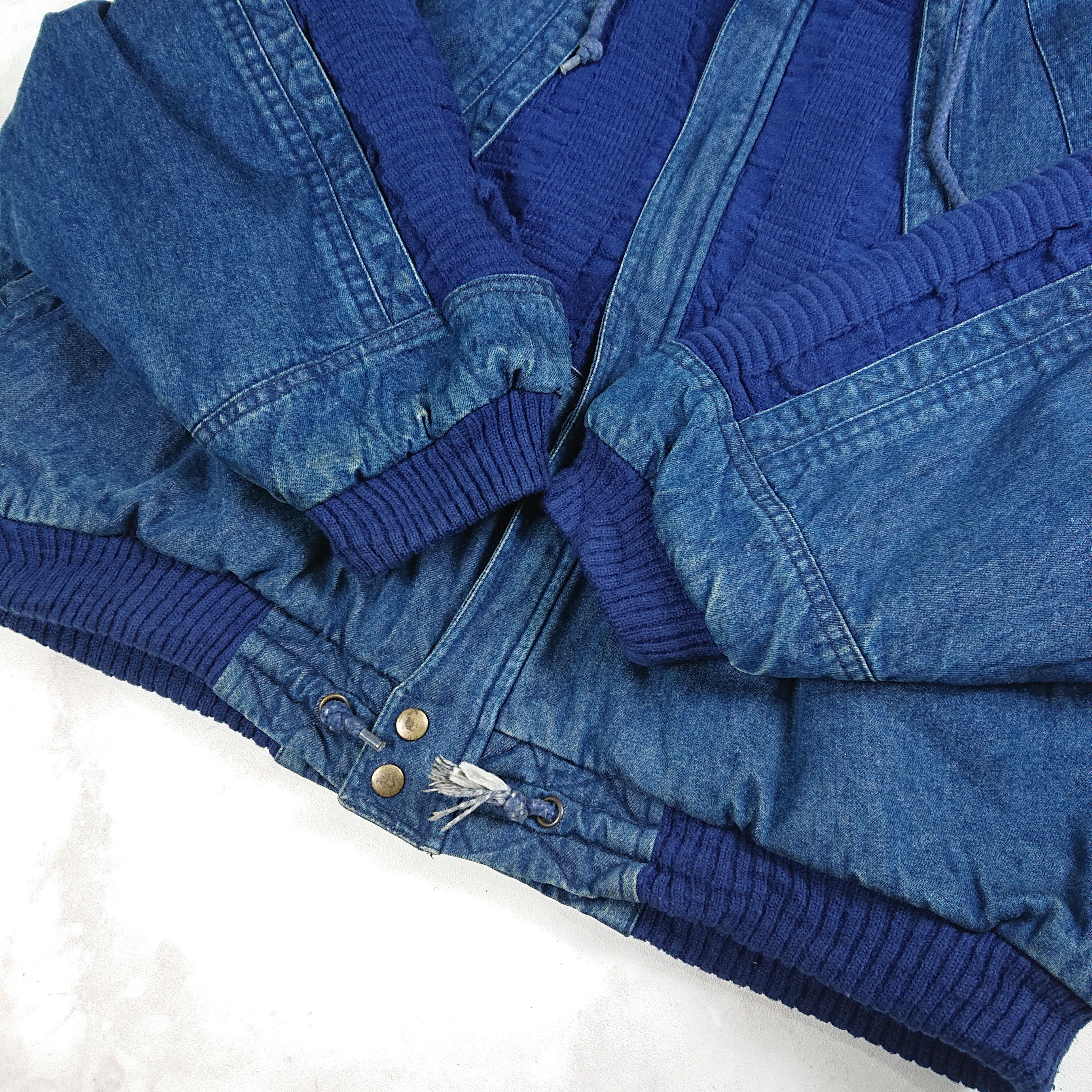 Japanese Brand Vintage Oversize Holiday Out Denim Heavy Flight Jacket Size US XL / EU 56 / 4 - 3 Thumbnail