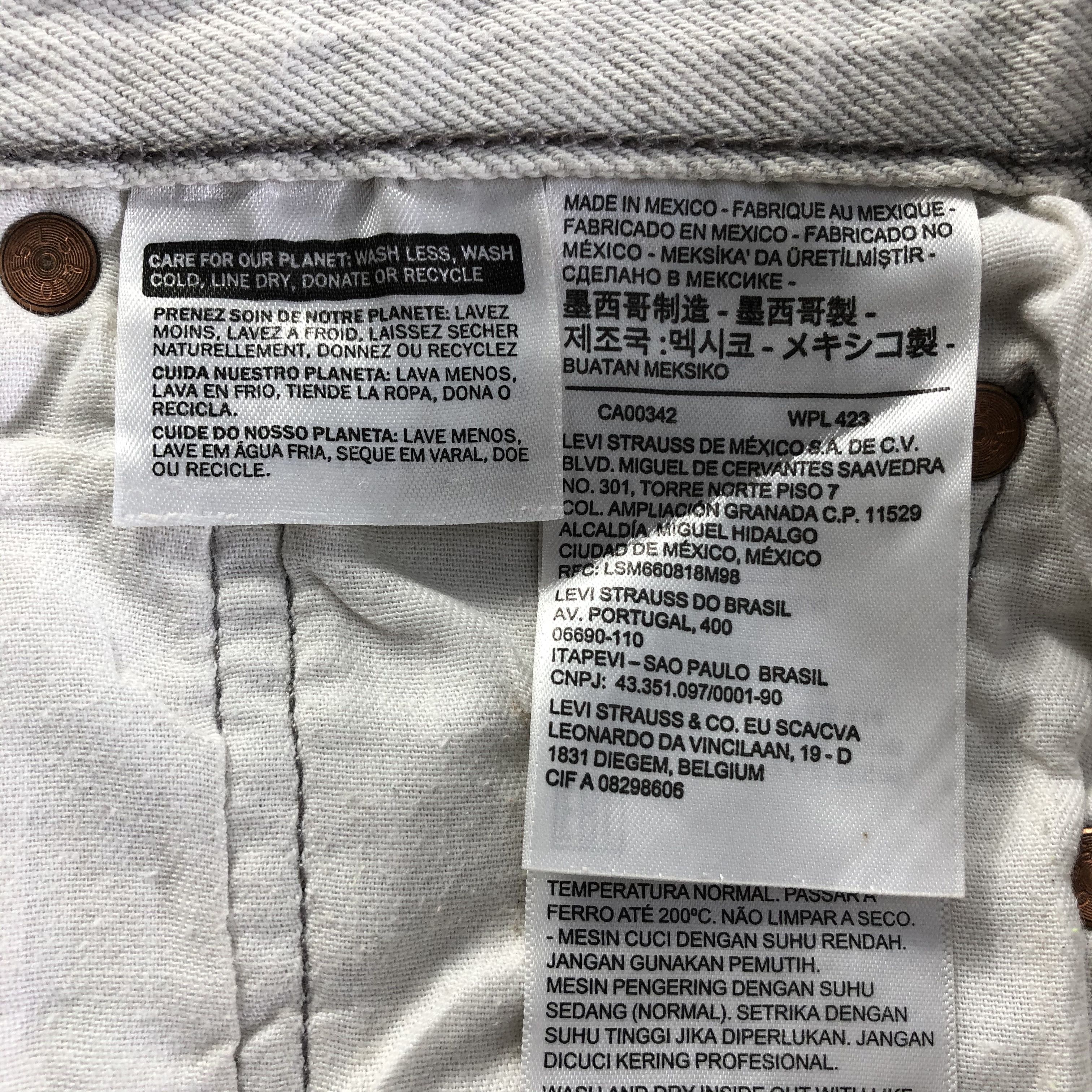 Levi's Vintage Light Wash Levis 501 Jeans-J4388 Size US 28 / EU 44 - 9 Thumbnail