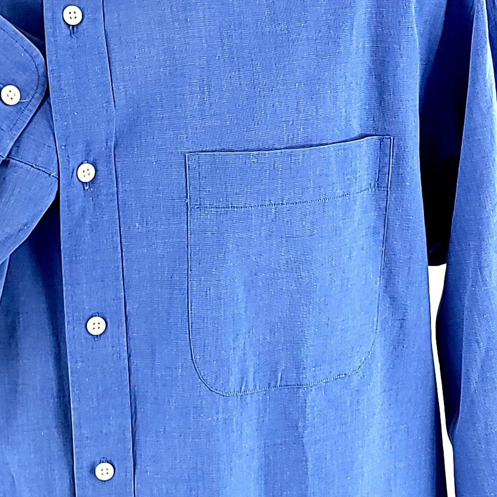 Nordstrom Nordstrom Relaxed Classic Blue 16-36 Pocket Front Collared D Size US M / EU 48-50 / 2 - 2 Thumbnail