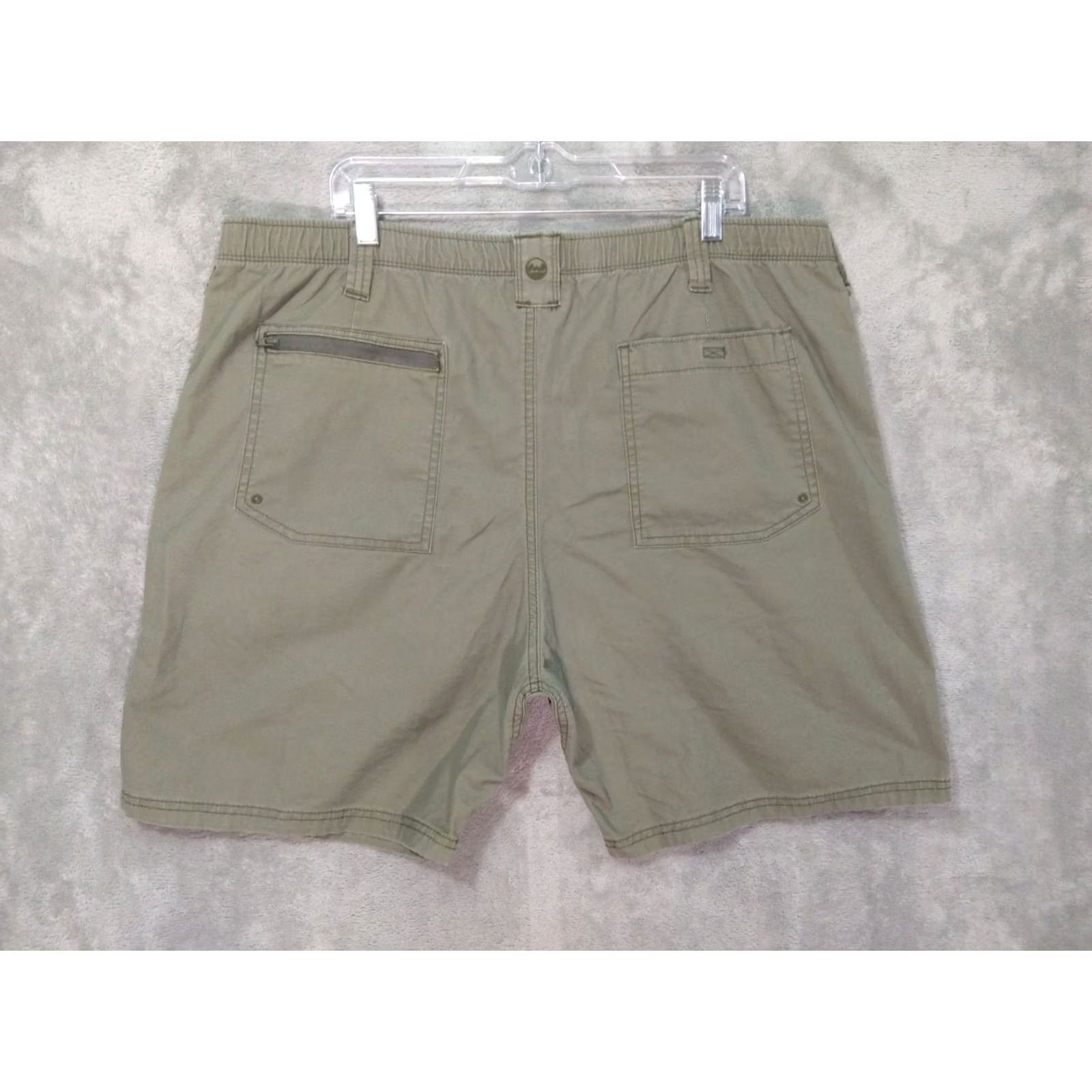Wrangler Wrangler Mens Green Cargo Shorts Relaxed Fit Cotton Outdoor Hiking 42 Size US 42 / EU 58 - 2 Thumbnail