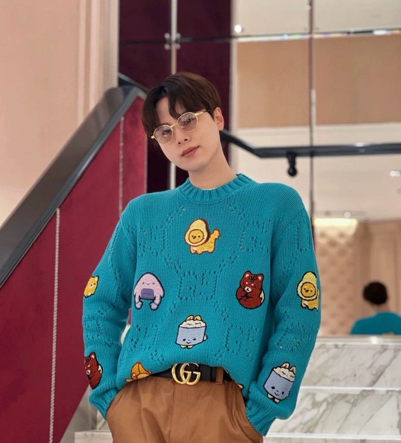 Gucci GucciBlue knitted sweater 2503-Nextarrow Size US M / EU 48-50 / 2 - 6 Thumbnail