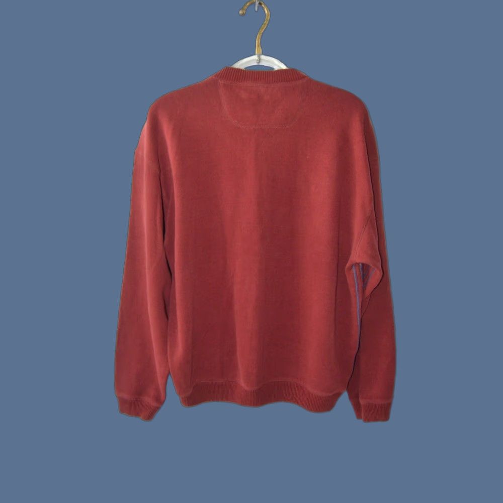 Tommy Bahama Tommy Bahama Sweater Men Large Adult Red Pullover Fleece Size US L / EU 52-54 / 3 - 1 Thumbnail