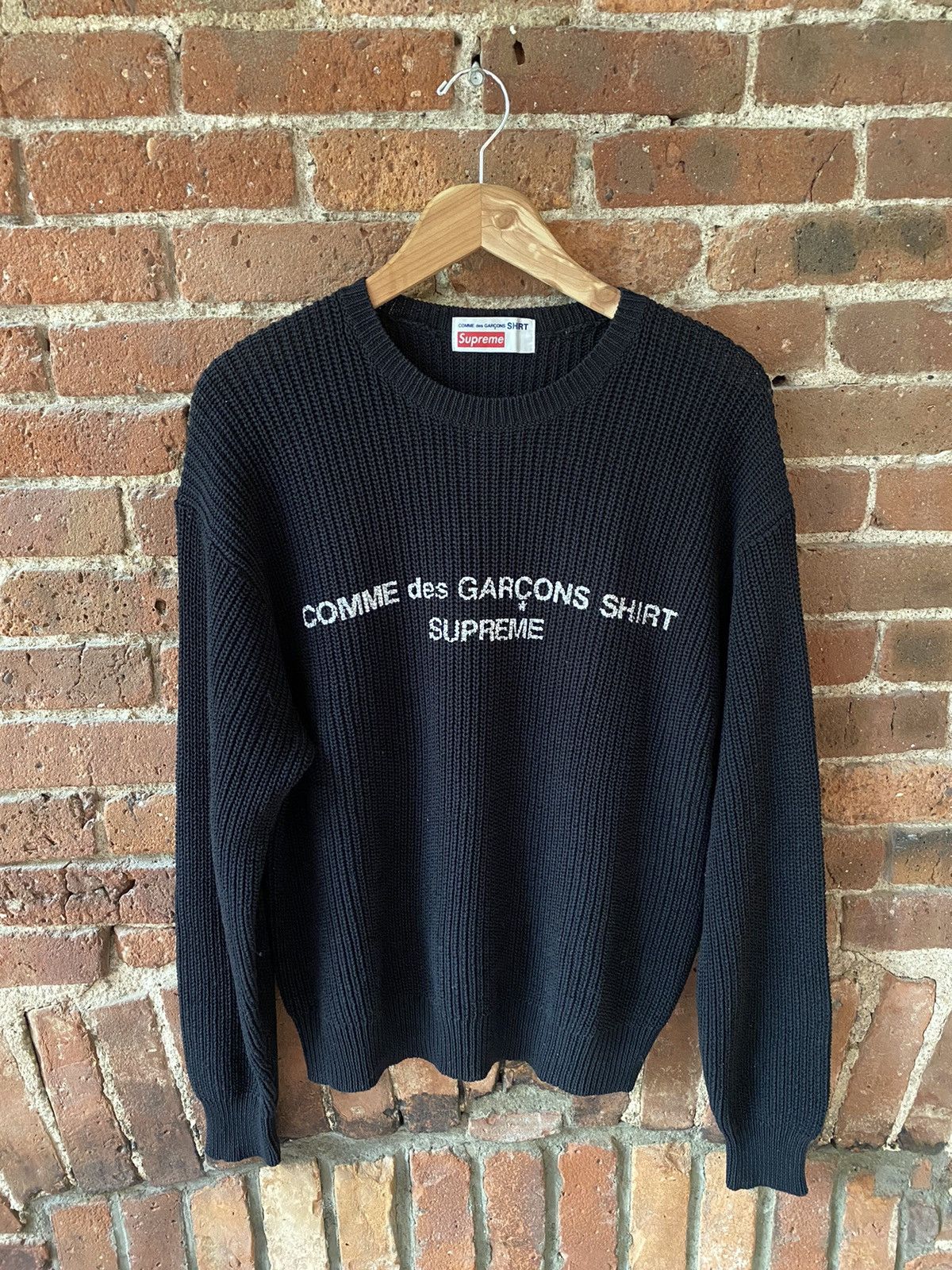 Comme des Garcons Supreme Supreme CDG Shirt Sweater SMALL Grailed