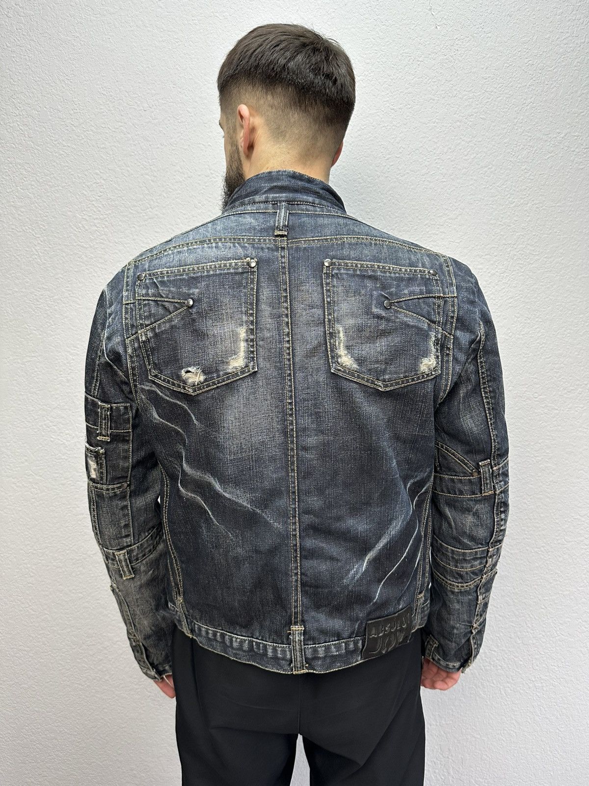 Absolut Joy Vintage Absolut Joy Japanese Denim Jacket Multi Pocket Size US M / EU 48-50 / 2 - 3 Thumbnail