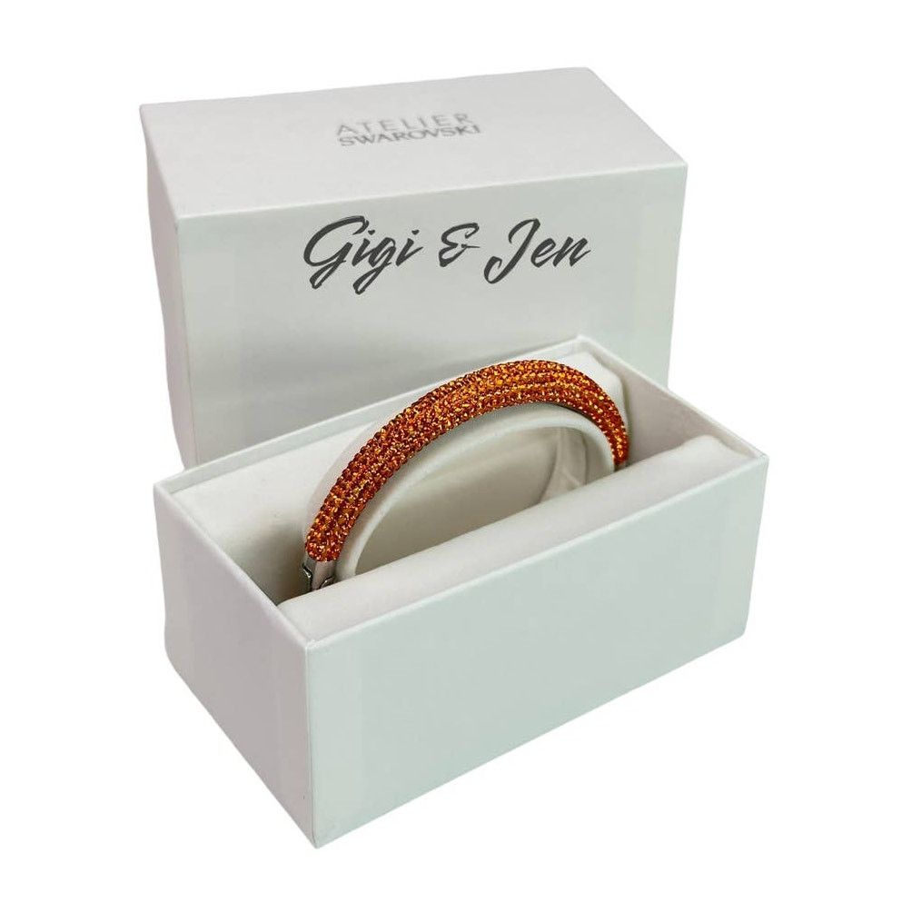 Swarovski Swarovski atelier Tigris bangle Orange L Bracelet Size ONE SIZE - 1 Thumbnail