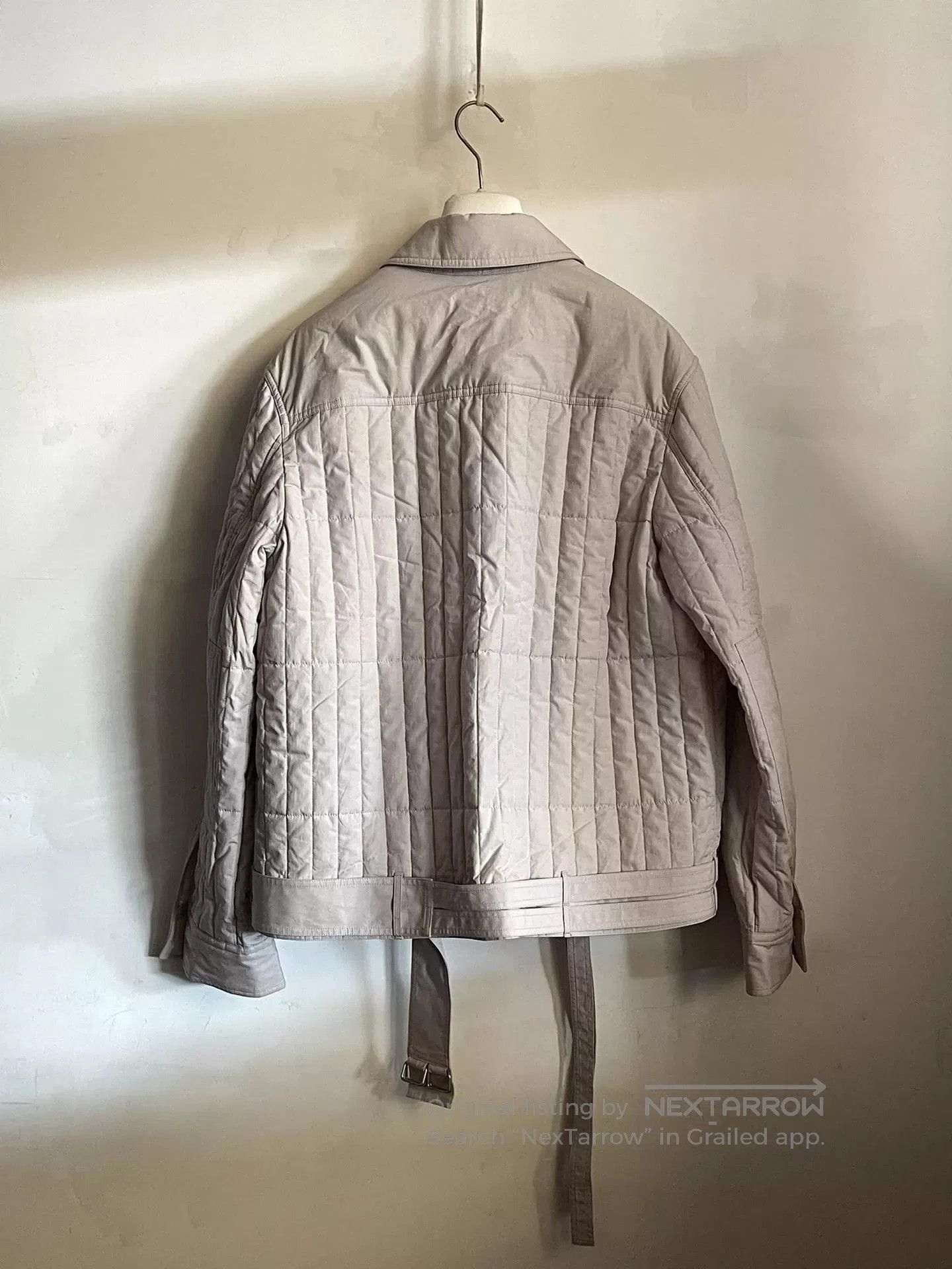 Helmut Lang Helmut Lang Striped cotton-padded jacket jacket. Size US L / EU 52-54 / 3 - 4 Thumbnail