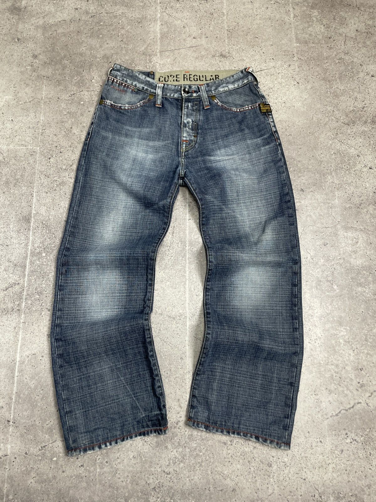 G-Star Vintage G Star Raw Pants Y2K Baggy Cargo Jeans Distressed Size US 30 / EU 46 - 8 Thumbnail