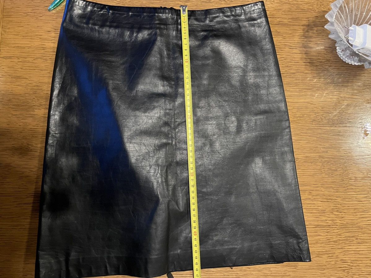 Ann Demeulemeester Leather midi skirt Size 26" / US 2 / IT 38 - 9 Thumbnail