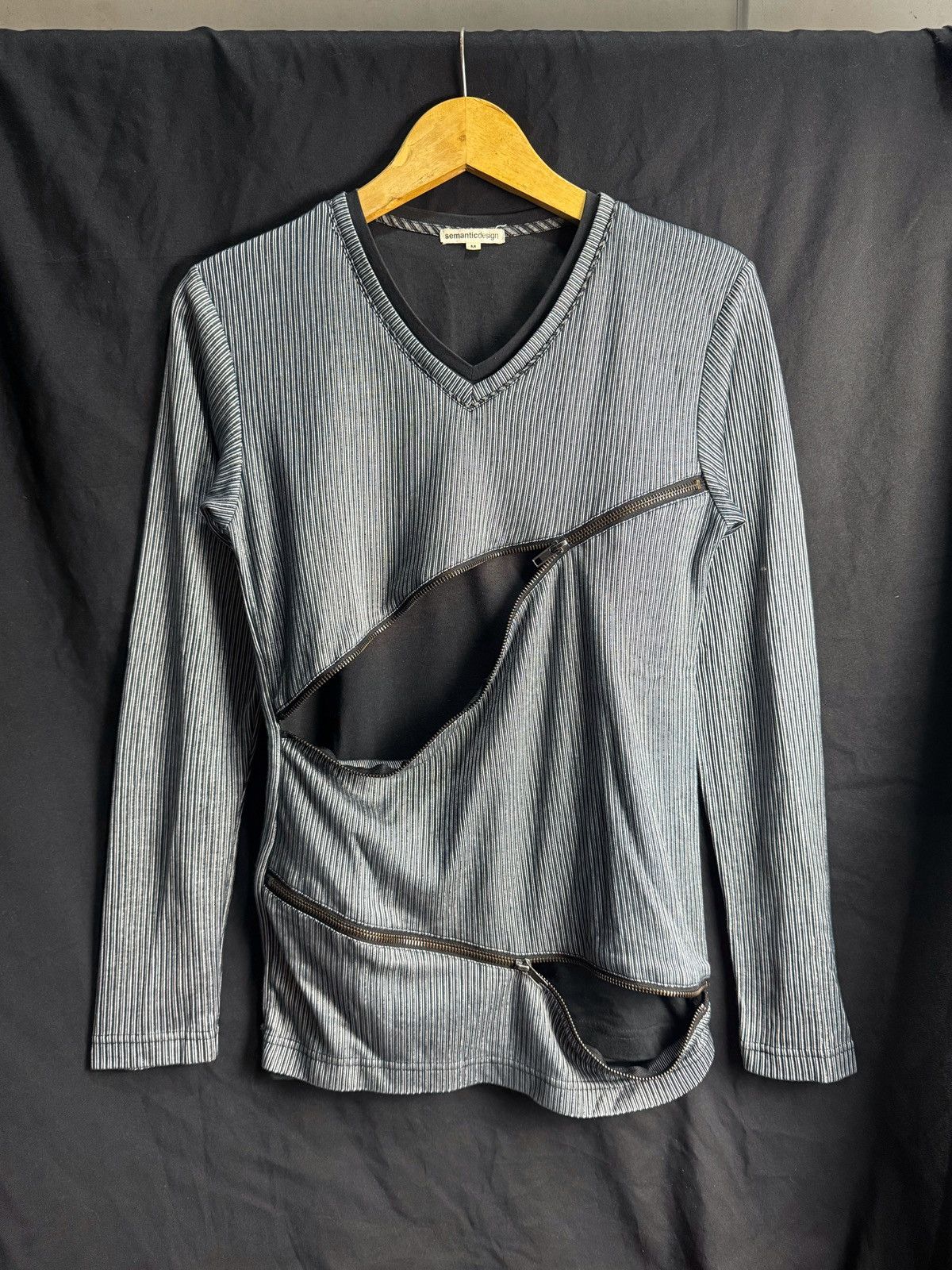 14th Addiction × KMRii × semanticdesign Archived Double Layers Zipper Semanticdesign long sleeve Size US M / EU 48-50 / 2 - 1 Thumbnail