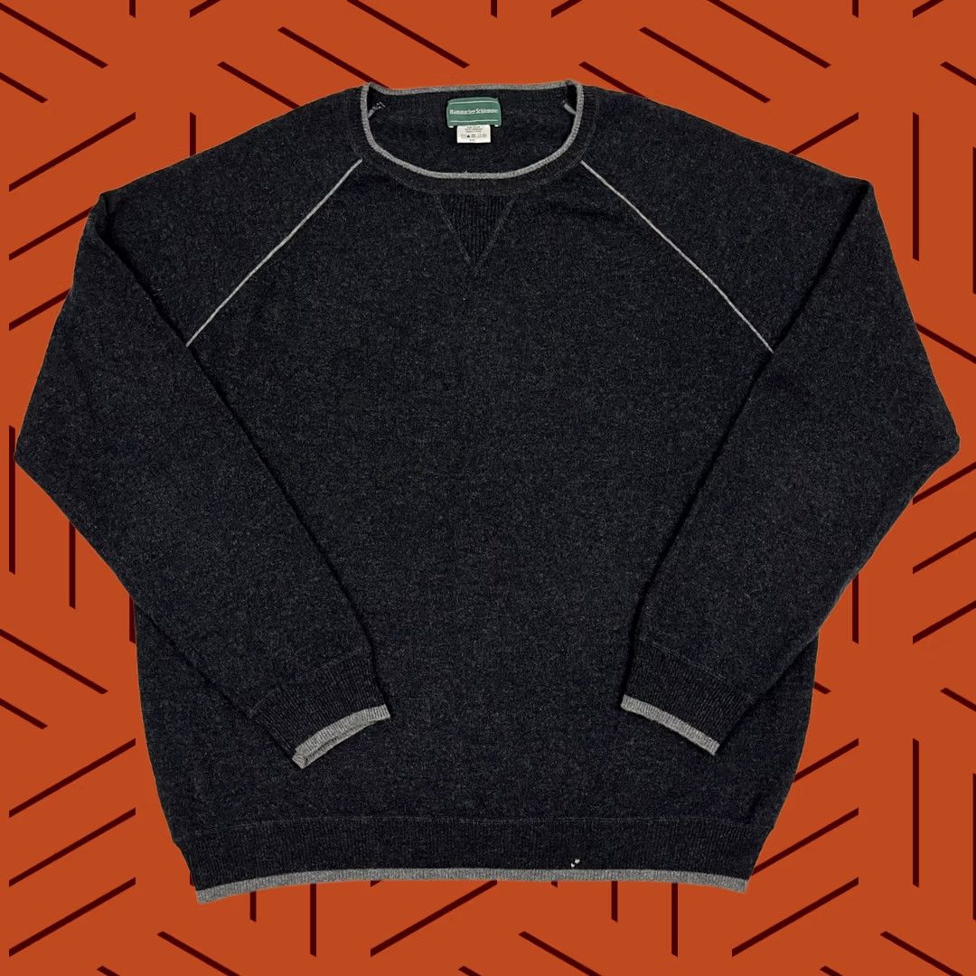 Vintage Hammacher Schlemmer Cashmere Sweater Mens 2XL Blue Old Money Quiet Luxury Pullover Knit Crew Neck Classic Size US XXL / EU 58 / 5 - 1 Thumbnail