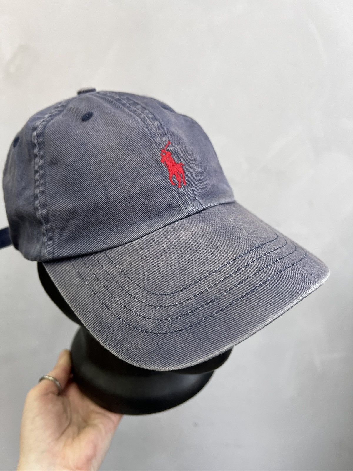 Polo Ralph Lauren Vintage Polo Ralph Lauren washed sun faded hat cap Size ONE SIZE - 4 Thumbnail