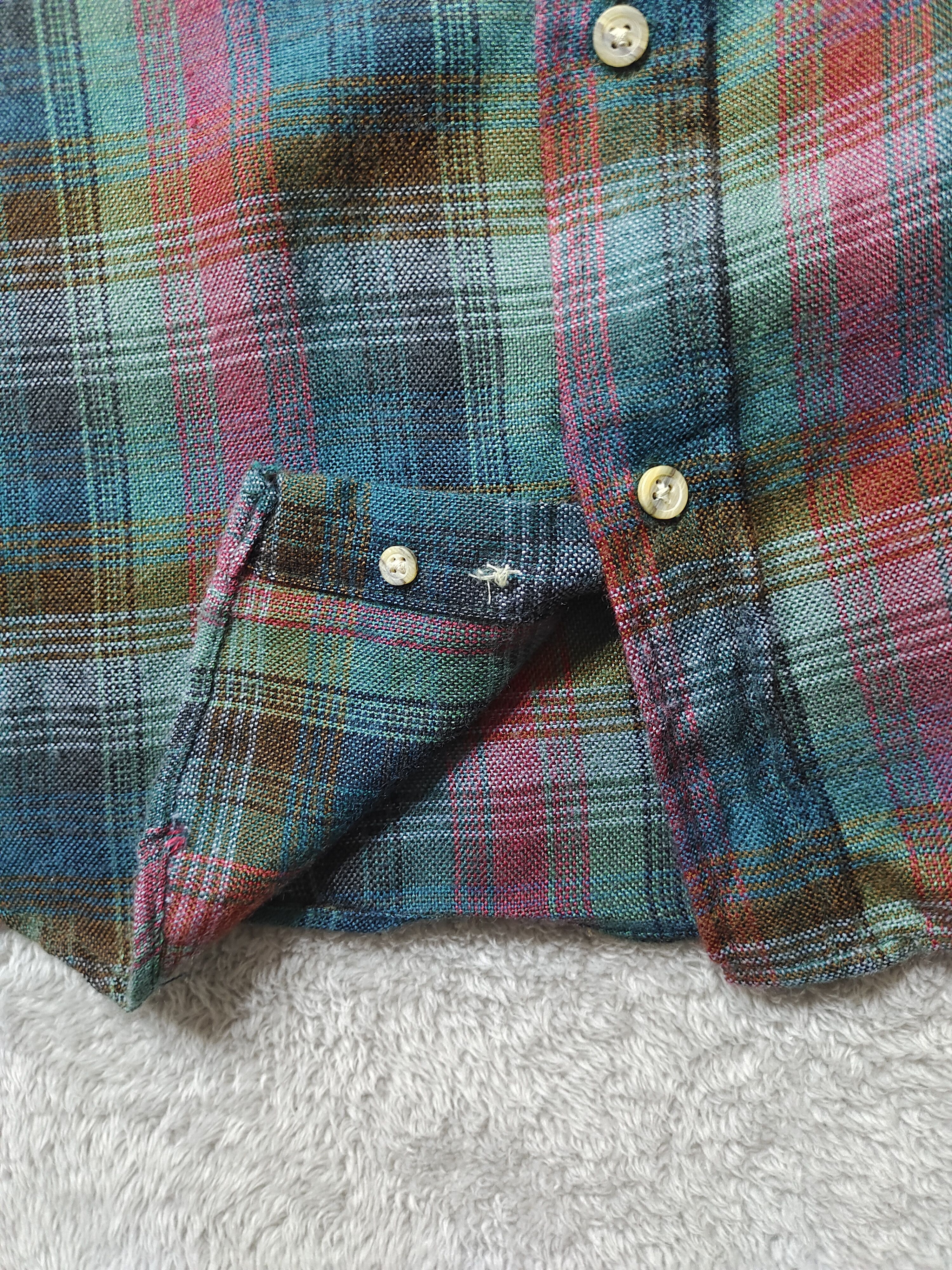 Northwest Territory × Vintage VINTAGE NORTHWEST TERRITORY FLANNEL CHECKERD L/S SHIRT Size US L / EU 52-54 / 3 - 9 Thumbnail