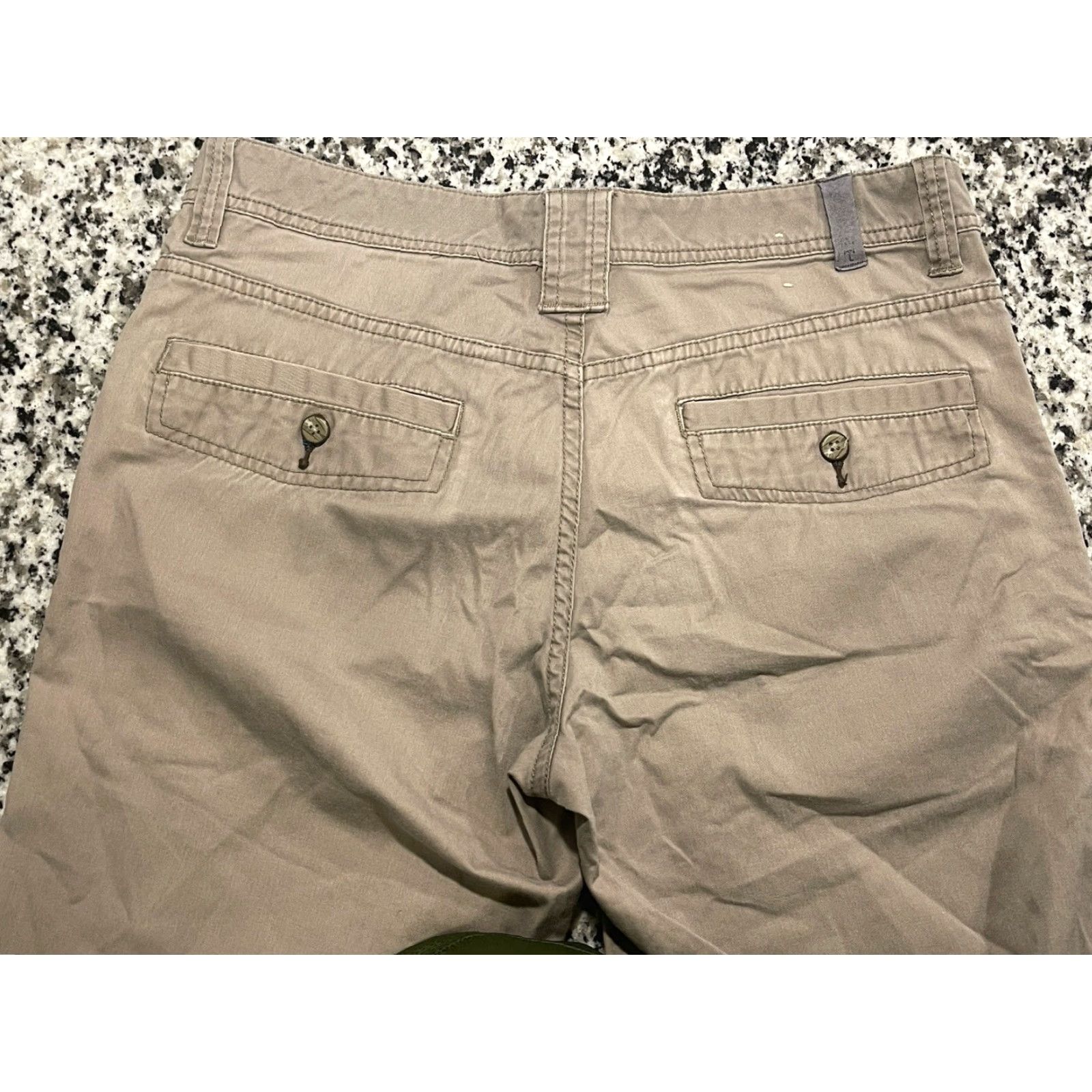 Toad&Co Toad & Co Men’s Mission Ridge Pant Khaki Sz 32 Measures 33x30 Chino Cotton Blend Stretch Regular Inseam 30 Size US 32 / EU 48 - 6 Thumbnail