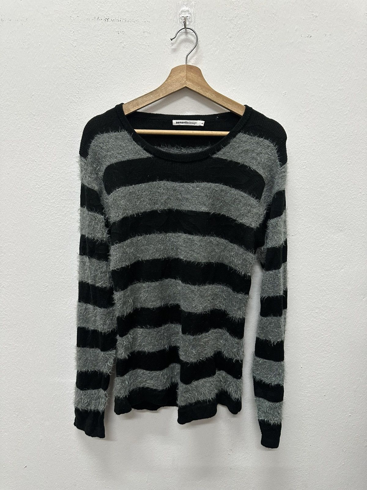semanticdesign Semanticdesign Stripe Mohair Knitwear Size US L / EU 52-54 / 3 - 3 Thumbnail
