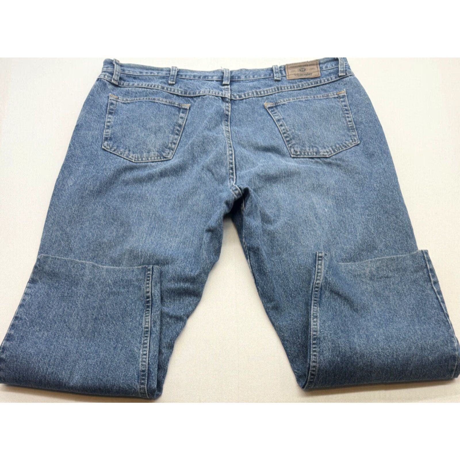 Wrangler VINTAGE WRANGLER MENS JEANS 42X30 RELAXED FIT 5 STAR PREMIUM STRAIGHT LEG 2294 Size US 42 / EU 58 - 3 Thumbnail