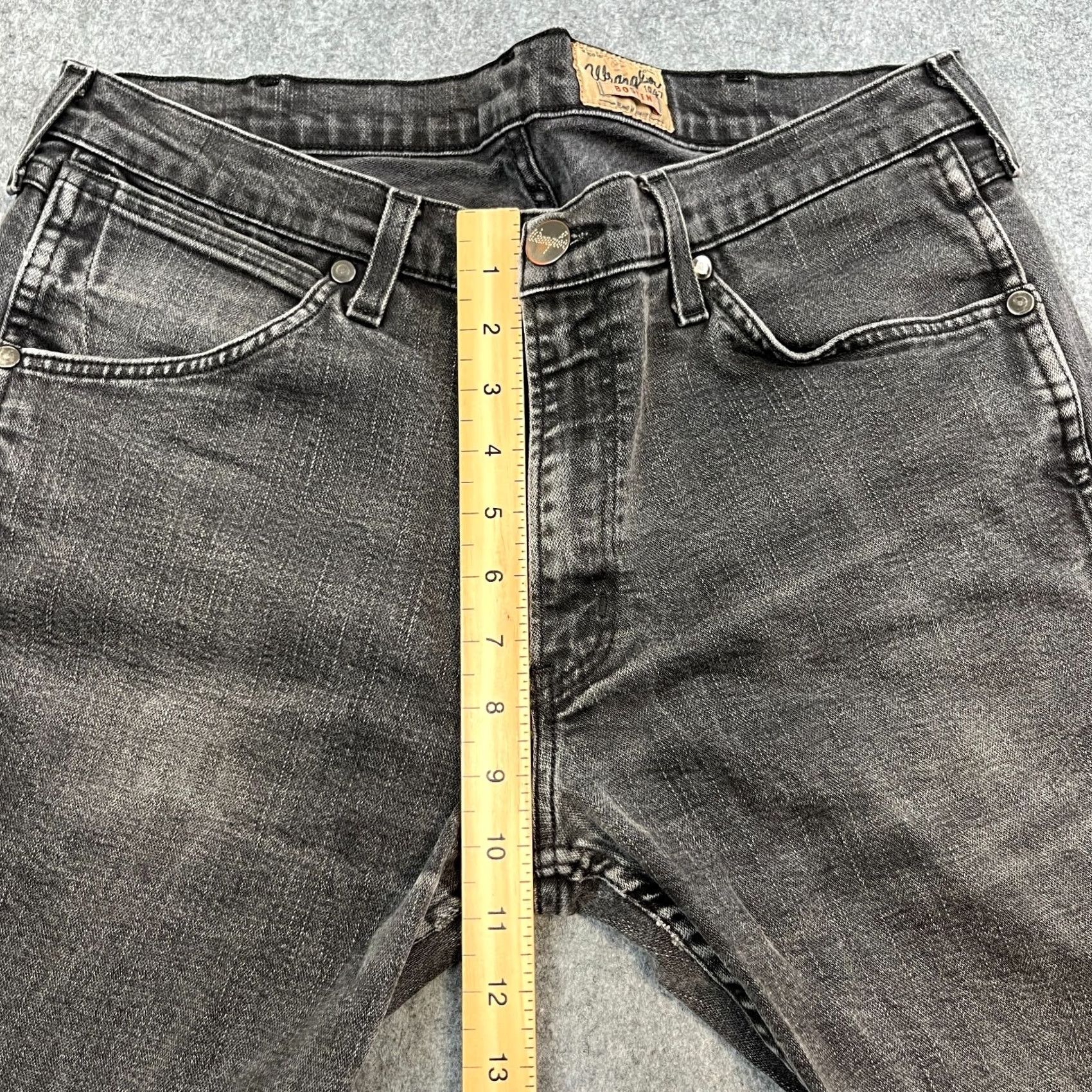 Wrangler Wrangler Jeans Slim Skinny 34 30 Grey Stretch Cowboy Western Bostin Mens Regular Denim Cotton Elastan Slim 5-Pocket Logo Size US 34 / EU 50 - 5 Thumbnail