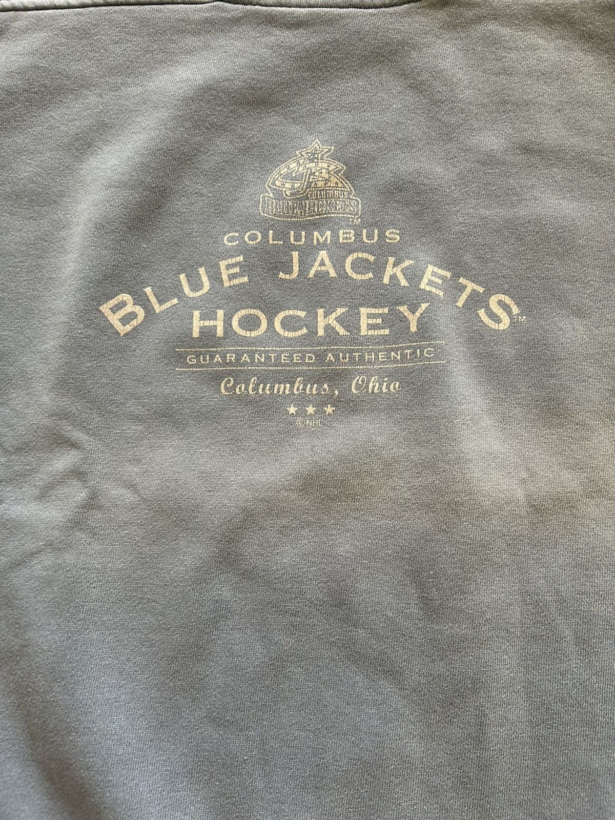 Ccm Vintage CCM Columbus Blue Jackets NHL Centre Ice Crewneck Size US L / EU 52-54 / 3 - 2 Thumbnail