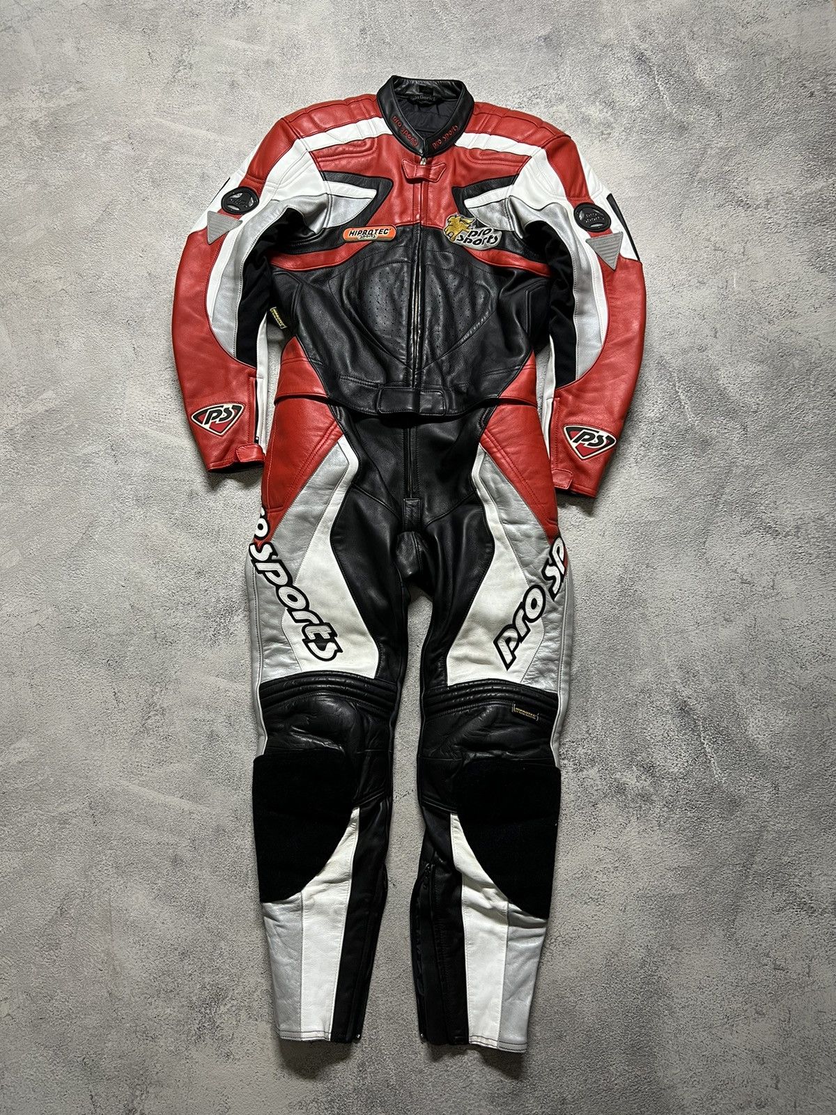 Hein Gericke Vintage ProSports Racing Moto Leather Suit Jacket+Pants 90’s Size US L / EU 52-54 / 3 - 7 Thumbnail