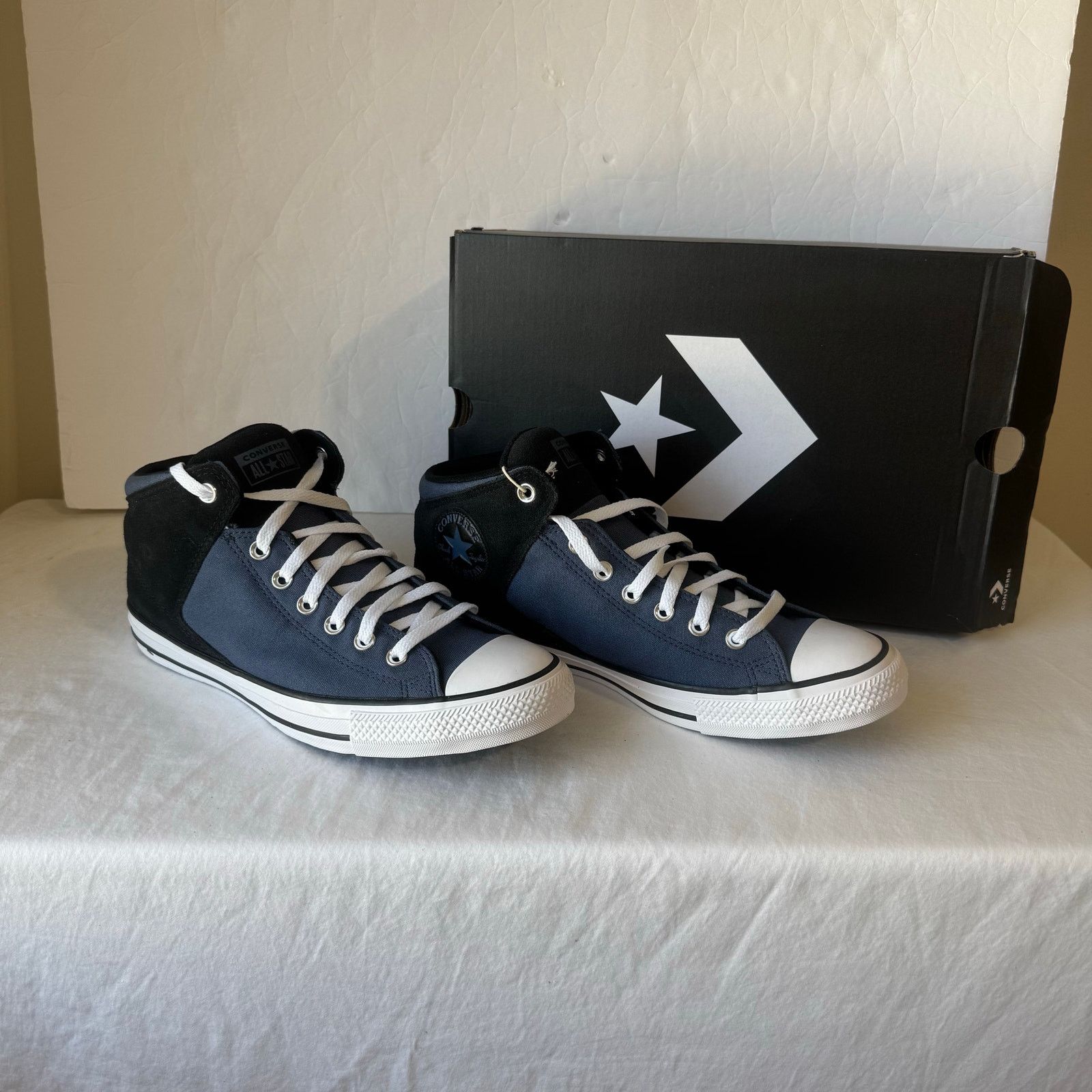 Converse NIB Converse ASCT High Street Mid Sneaker Mens 11.5 Blue Size US 11.5 / EU 44-45 - 2 Thumbnail