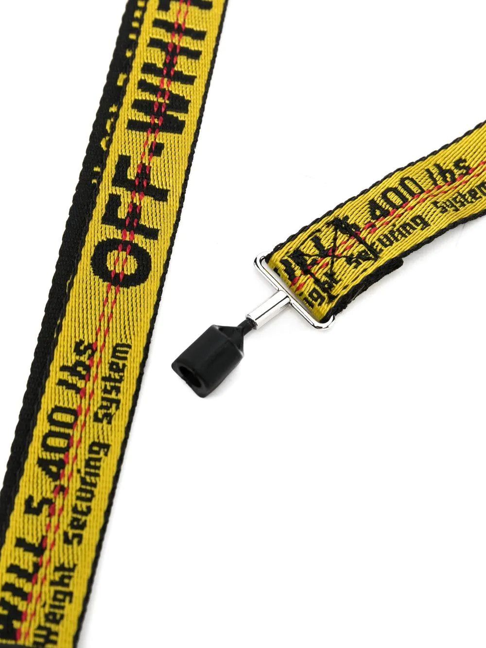 Off-White o1y0325 Size : OS / Logo Earphone Case in Black/Yellow Size ONE SIZE - 2 Thumbnail