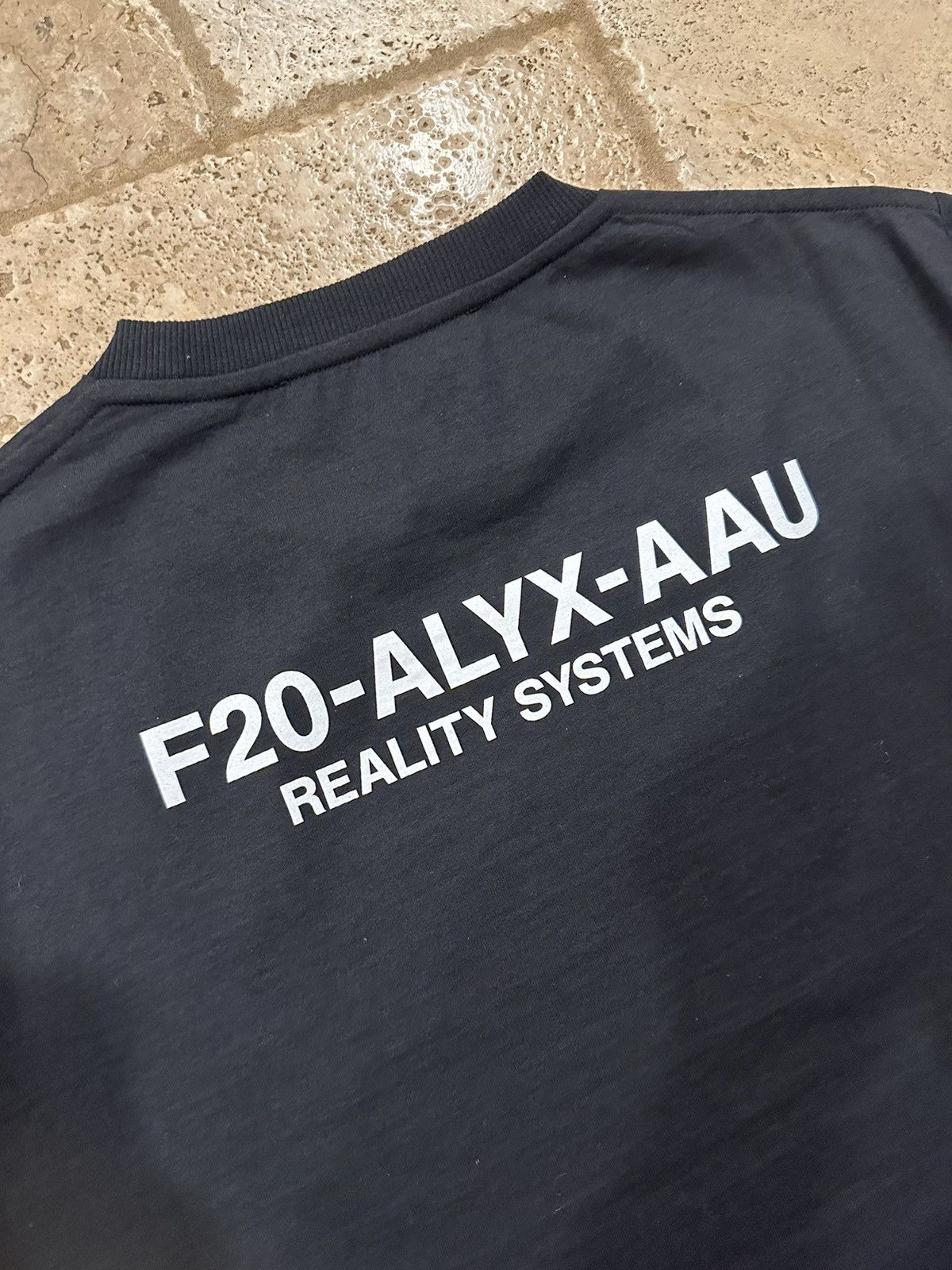 1017 ALYX 9SM 1017 Alyx 9SM Logo Reality Systems Black T-Shirt Size US XL / EU 56 / 4 - 7 Thumbnail