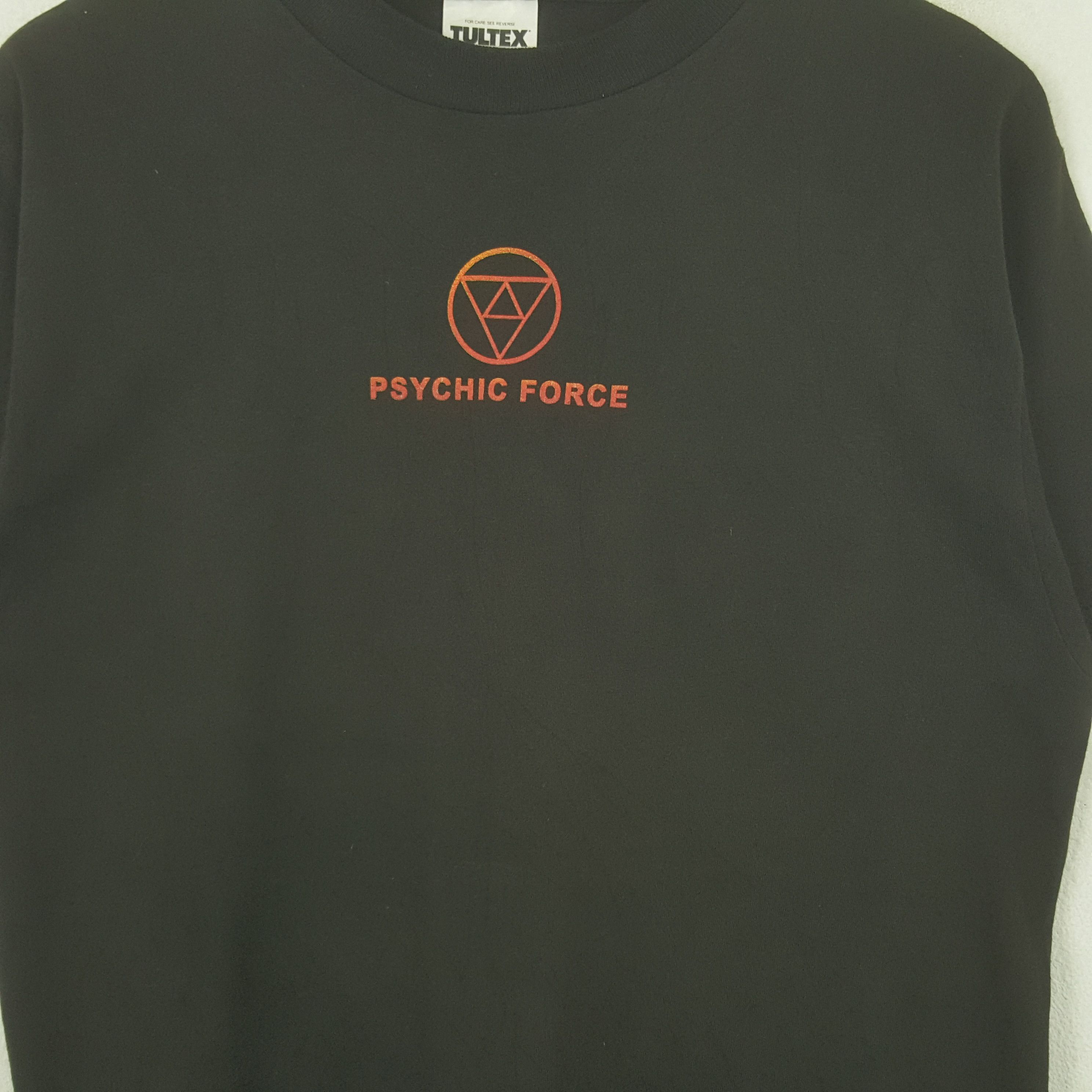 Anime Vintage 1996 Psychic Force Burning Playstation Tshirt RR25 Size US M / EU 48-50 / 2 - 4 Thumbnail
