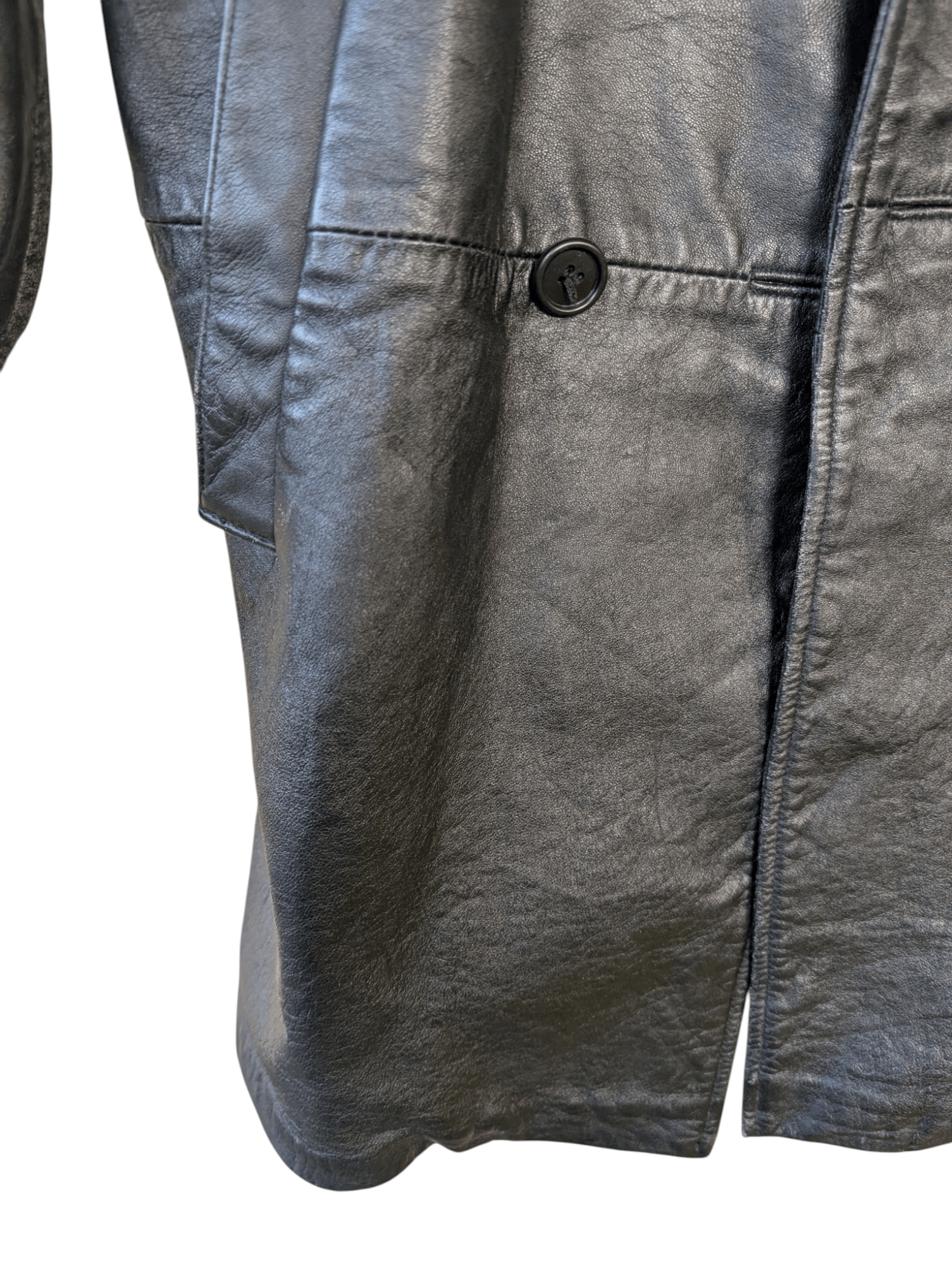 Japanese Brand Vintage Leather Long Jacket Size US XL / EU 56 / 4 - 5 Thumbnail