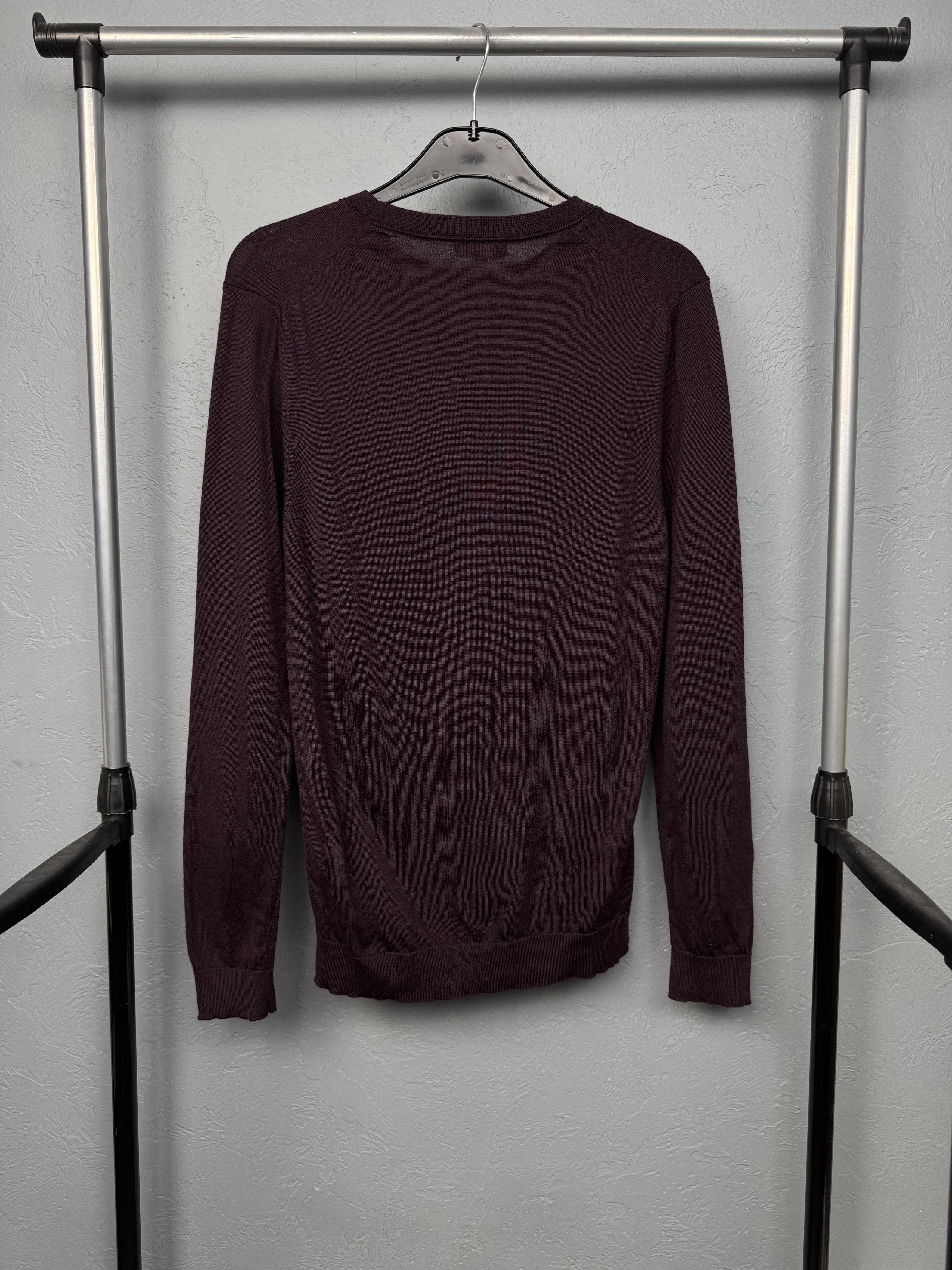 Reiss Reiss Mens Merino Wool Crew Neck Sweater Size US M / EU 48-50 / 2 - 6 Thumbnail