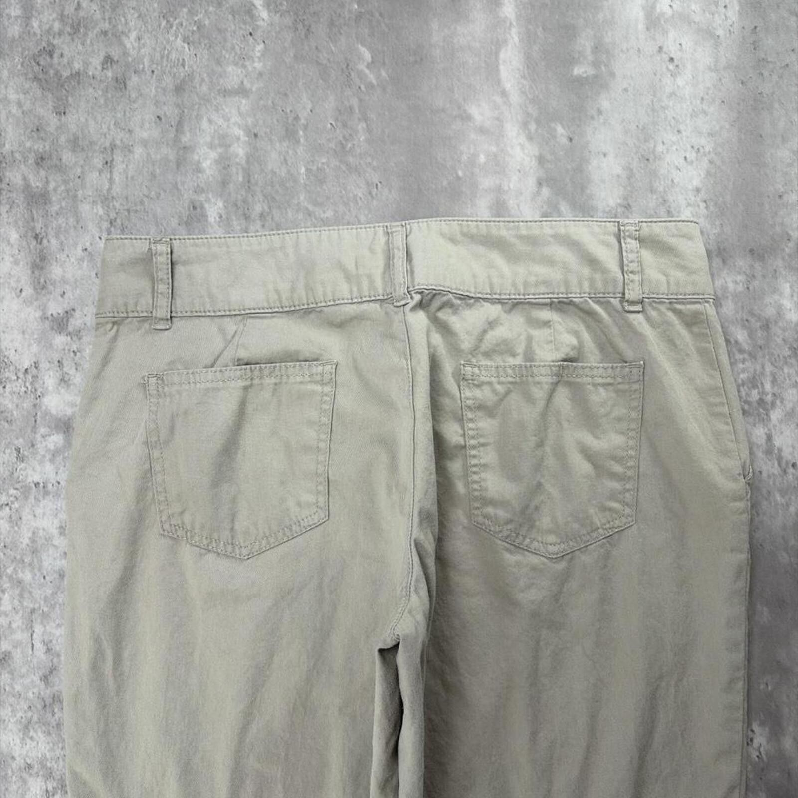 Ocean Pacific Y2K Cream Ocean Pacific Grunge Surf Capri Shorts Size 34" / US 12 / IT 48 - 5 Thumbnail