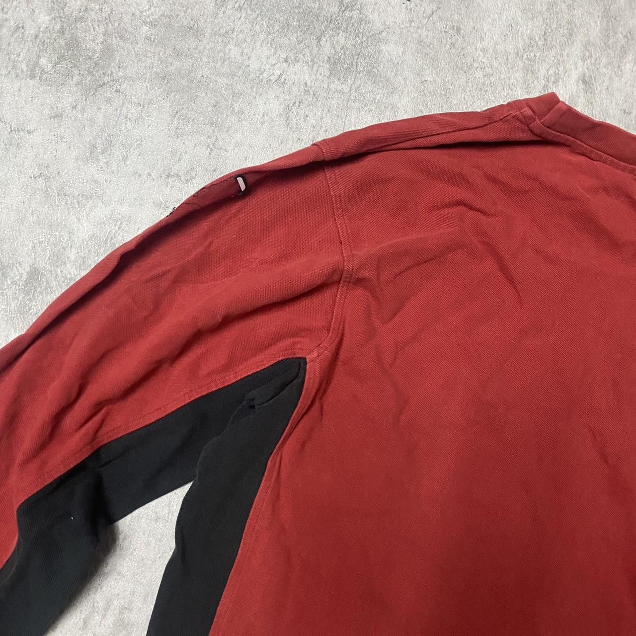 Nike Nike red sweatshirt with white embroidered swoosh Size US L / EU 52-54 / 3 - 5 Thumbnail