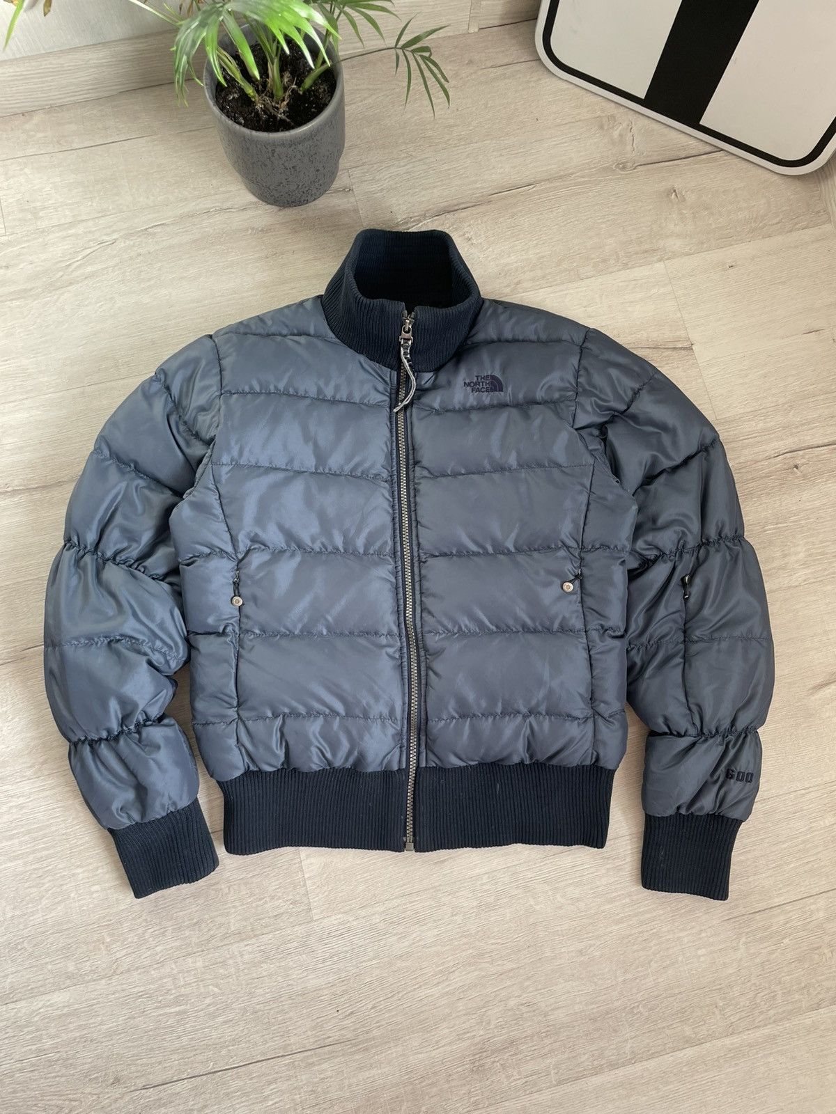 The North Face × Vintage Vintage The North Face 600 Goose Down Jacket Crop Puffer Y2k Size S / US 4 / IT 40 - 6 Thumbnail