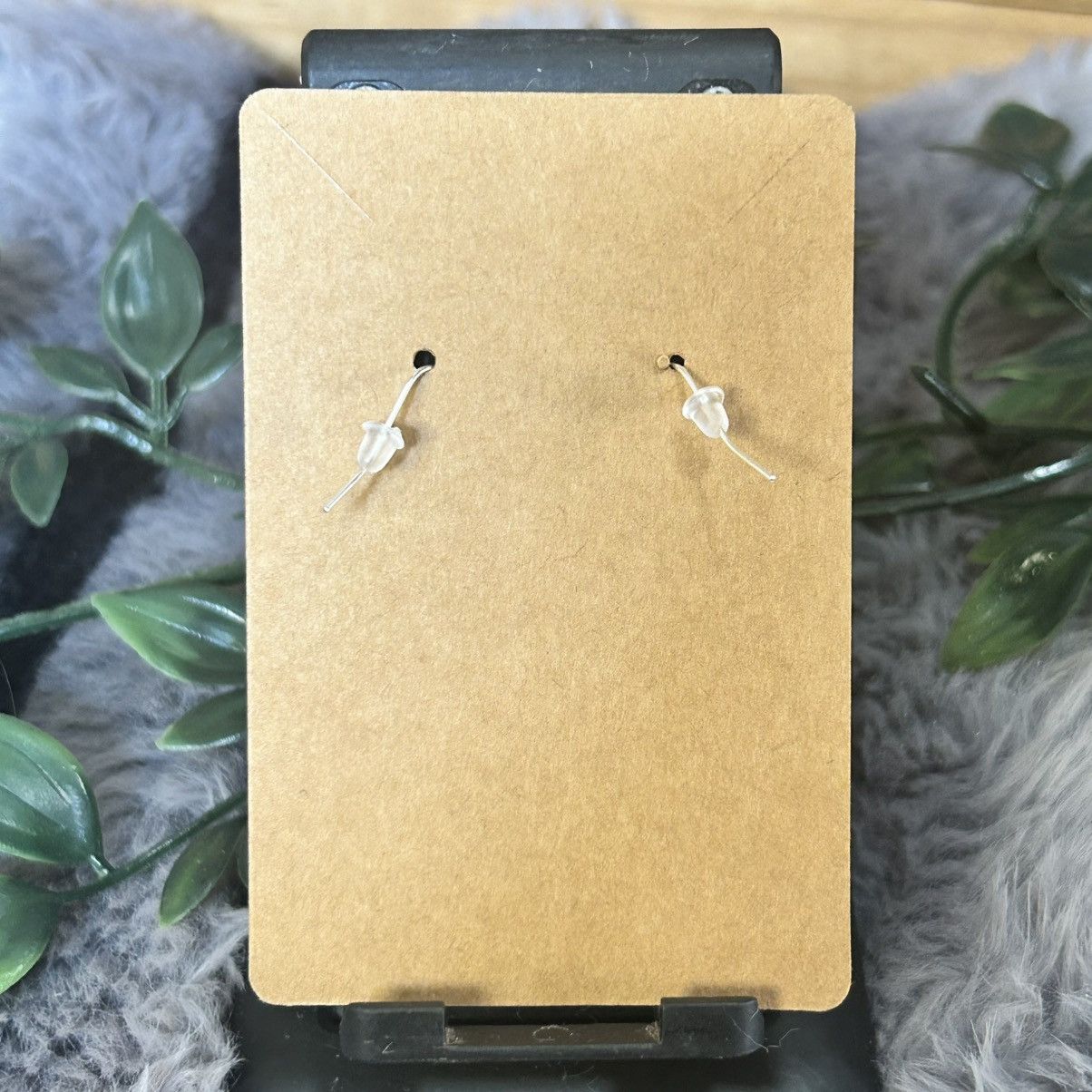 Handmade Handcrafted elegant peacock blue pearl crystal earrings Size ONE SIZE - 3 Thumbnail