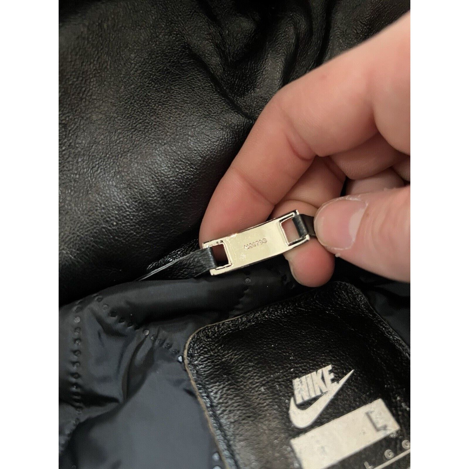 Nike Rare Unreleased Sample Nike Leather Parka Air Force 20 Year Size US L / EU 52-54 / 3 - 7 Thumbnail