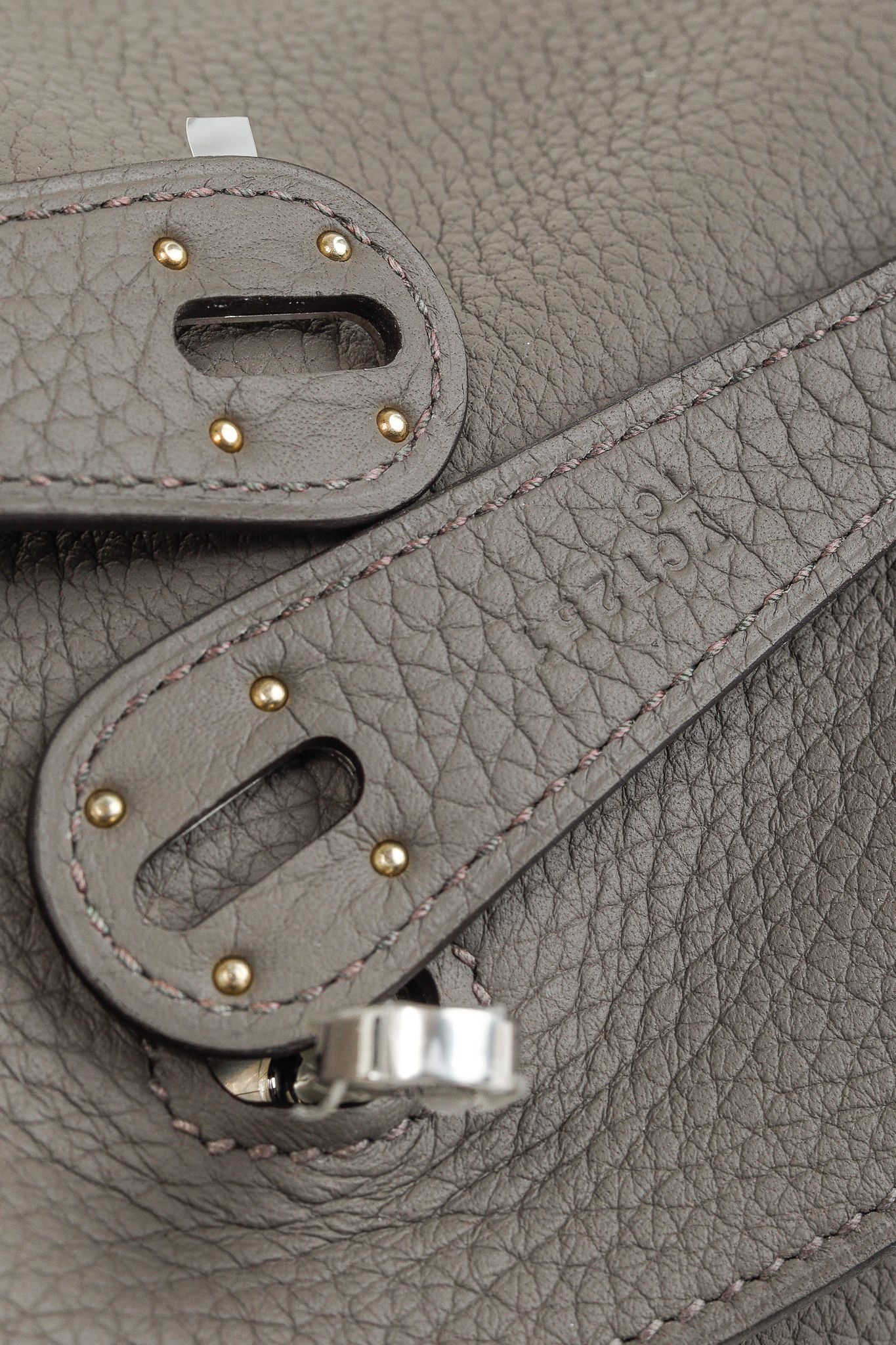 Hermes Hermes Lindy 30 Gris Etain Taurillon PHW Shoulder Bag Size ONE SIZE - 14 Thumbnail