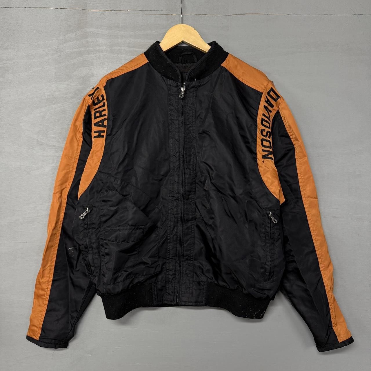 Harley Davidson Harley Davidson Embroidered Bomber Mesh Lined Jacket Large Size US L / EU 52-54 / 3 - 2 Thumbnail