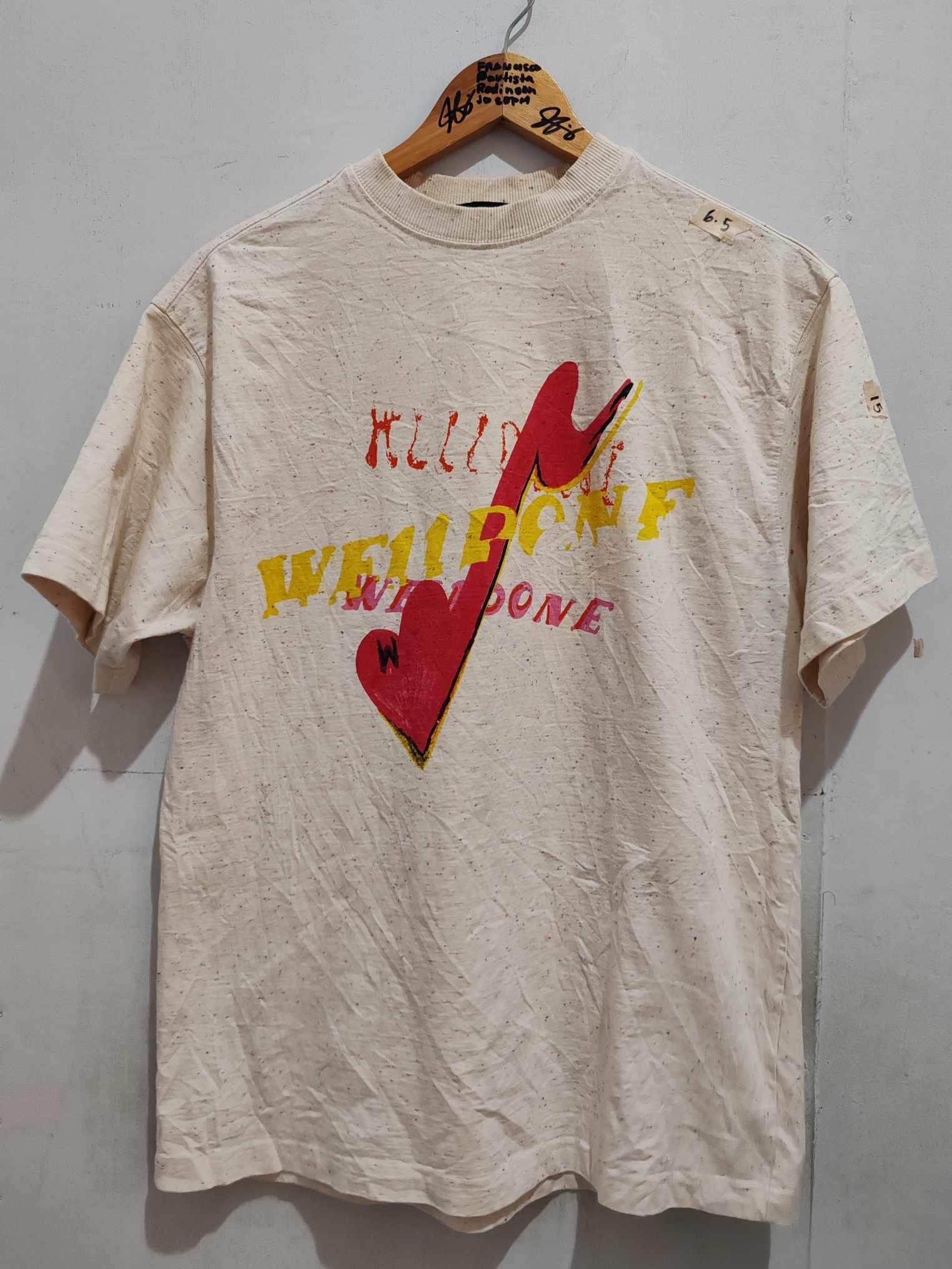 WE11DONE Welldone character print Size US S / EU 44-46 / 1 - 1 Thumbnail