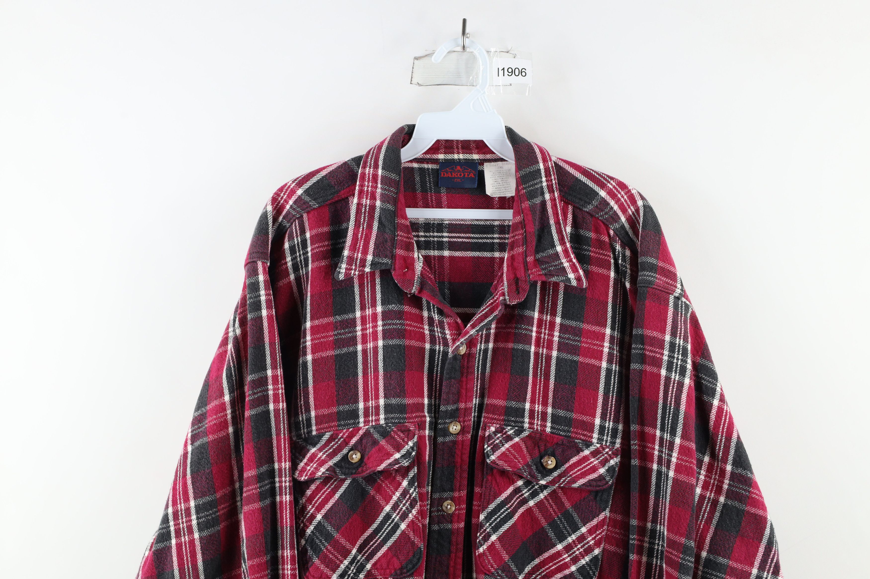Vintage Vintage 90s Streetwear Heavyweight Collared Button Shirt Size US XXL / EU 58 / 5 - 2 Thumbnail