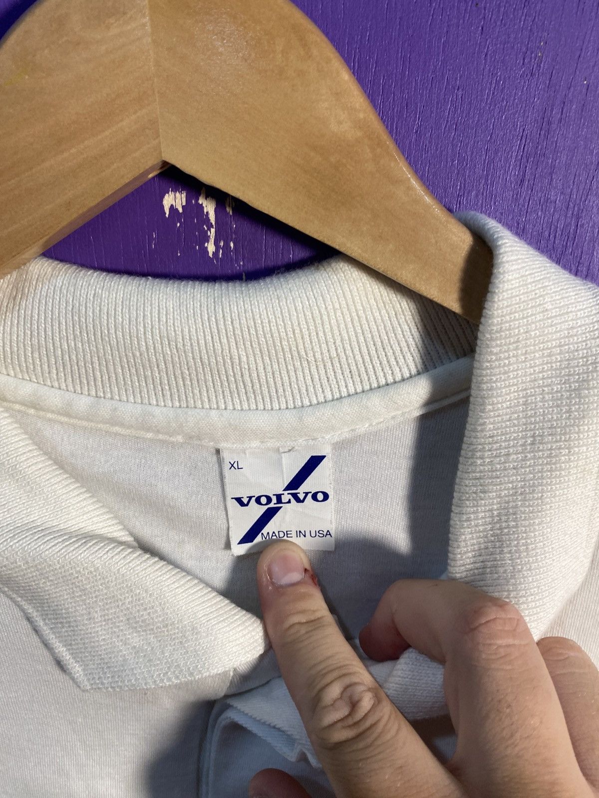 Other Vintage 80s Volvo simple two tone polo shirt Size US XL / EU 56 / 4 - 4 Thumbnail