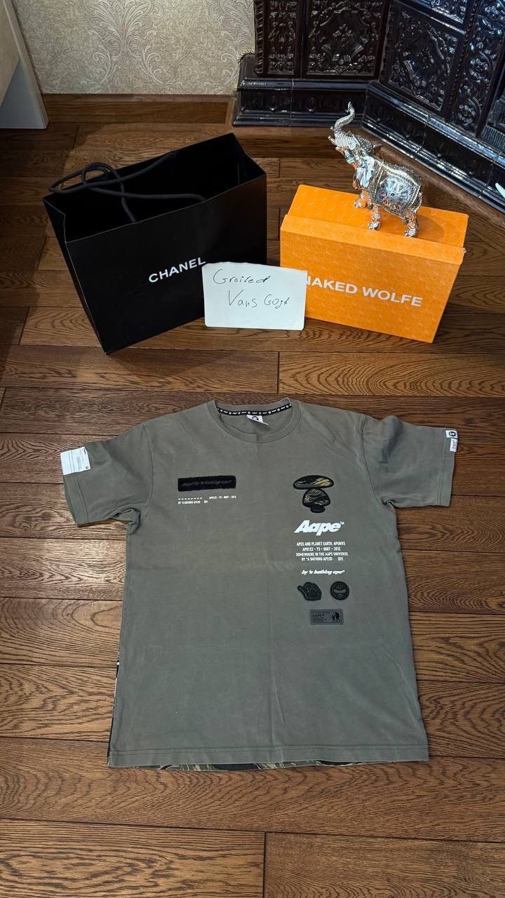 Aape AAPE Logo Tee Back Big Logo size L Size US L / EU 52-54 / 3 - 1 Thumbnail