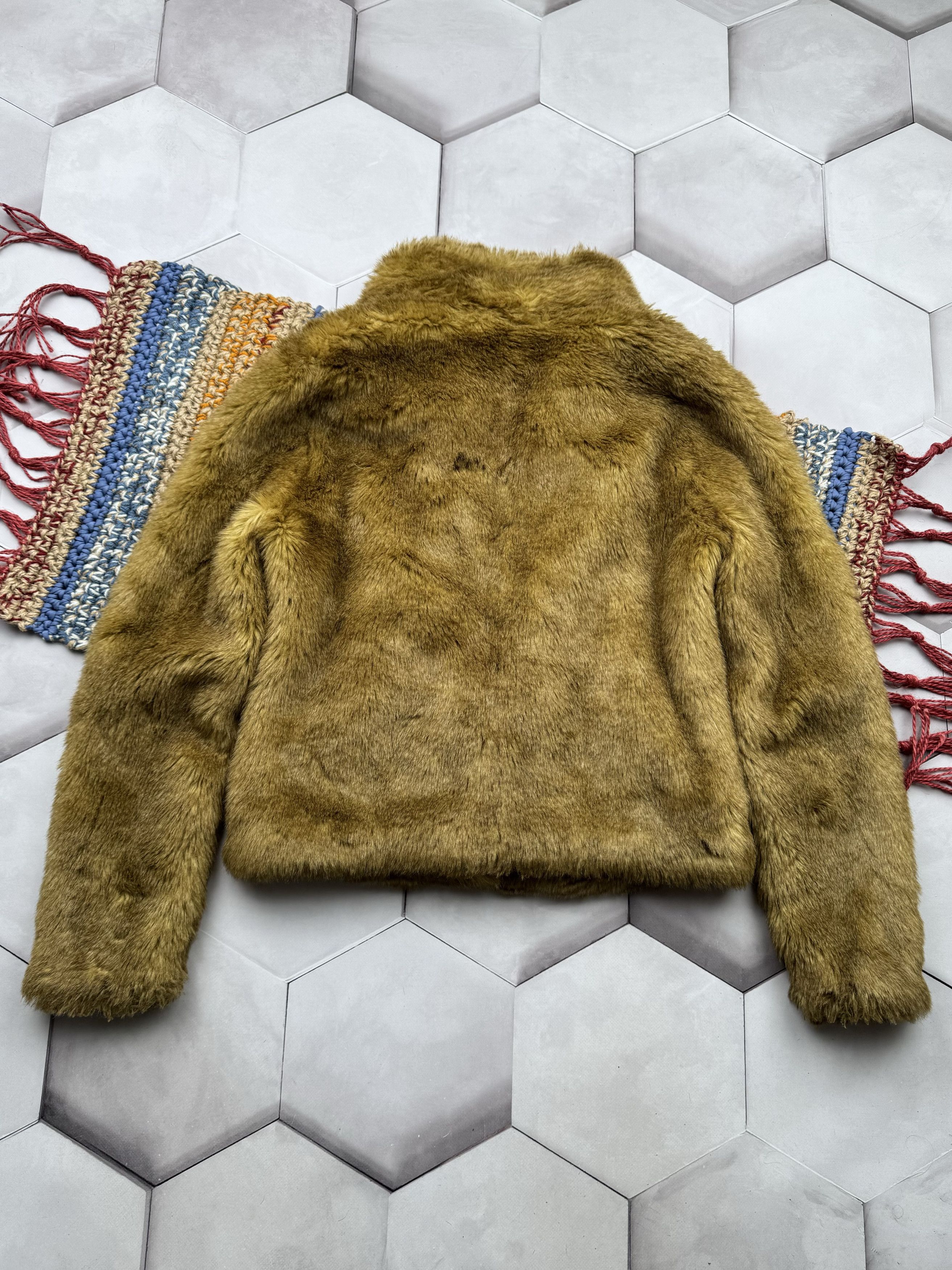 Vintage Vintage Faux Fur Cropped Jacket (E4) Size M / US 6-8 / IT 42-44 - 5 Thumbnail