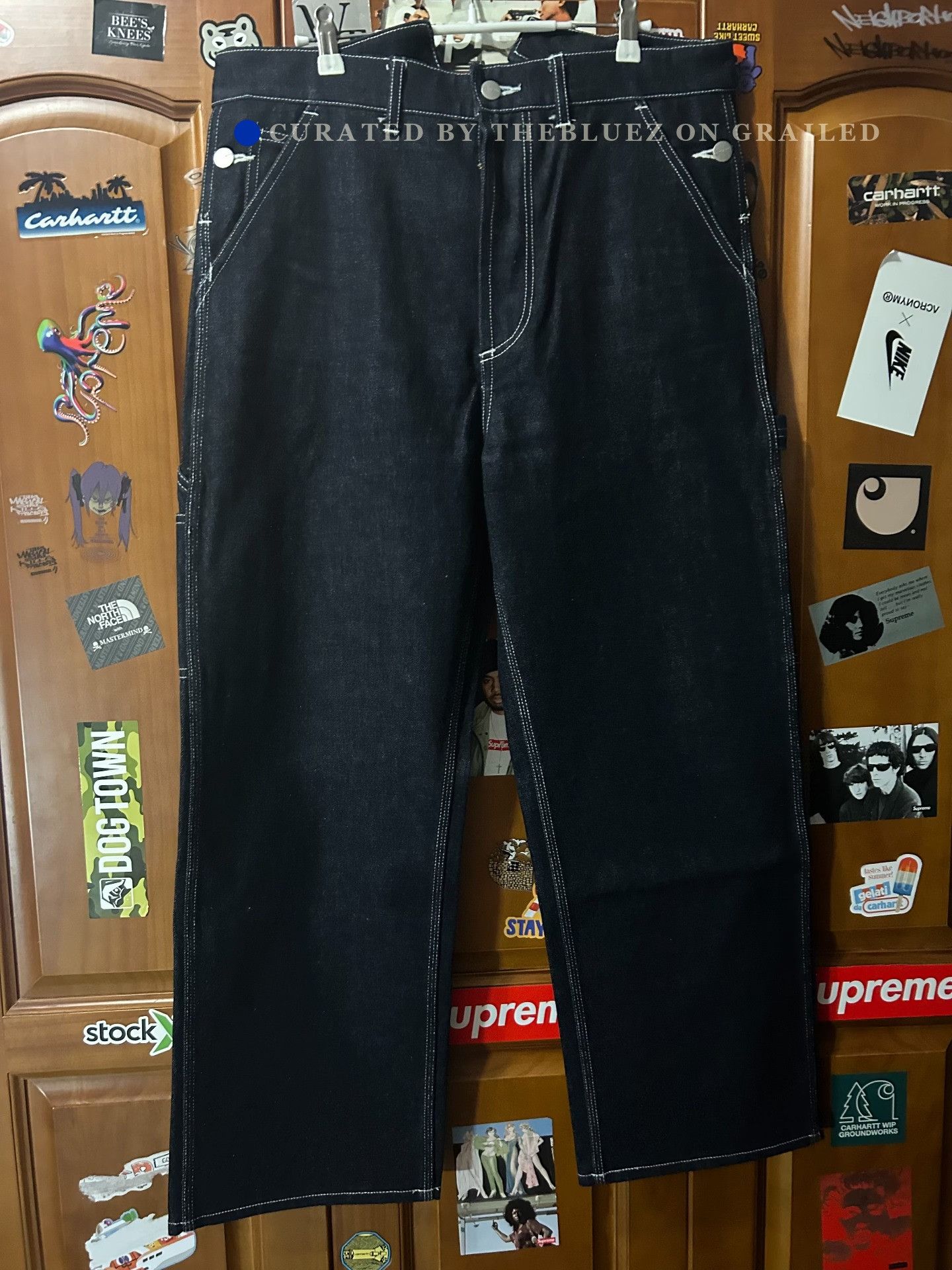 Junya Watanabe Junya Watanabe x Carhartt Men's Logo Pants Size US 32 / EU 48 - 1 Thumbnail