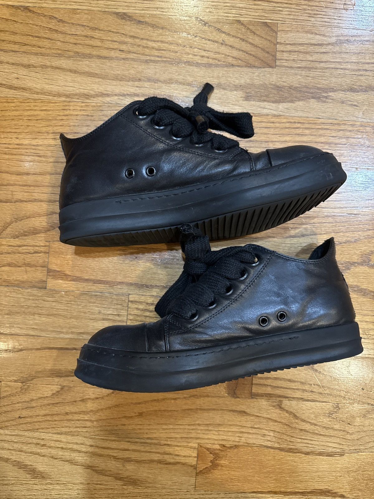 Rick Owens Double Black Rick Owens Ramones Size US 12 / EU 45 - 2 Thumbnail