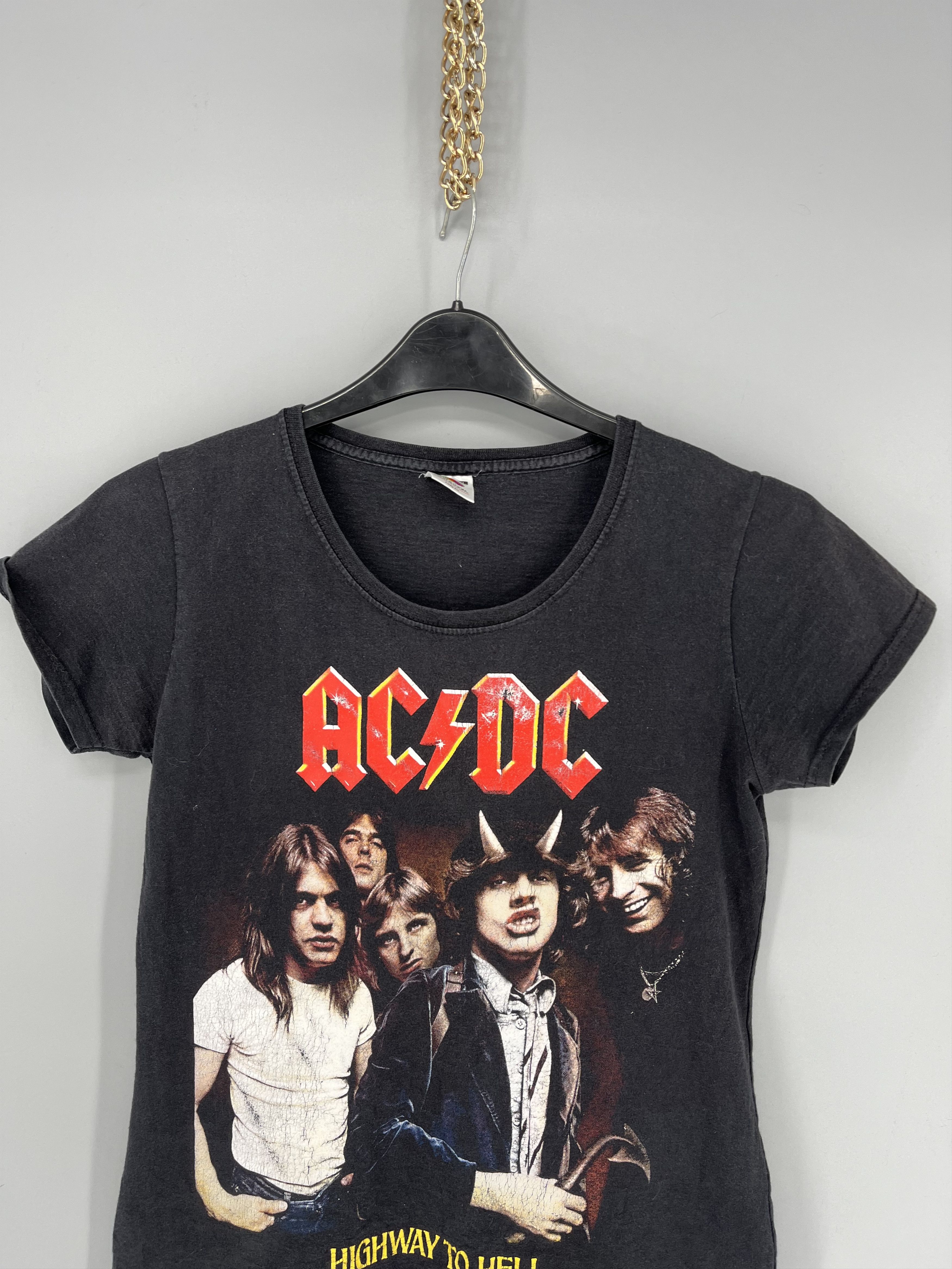 AC/DC Vintage Y2K AC/DC Highway To Hell Womens Tee Size M / US 6-8 / IT 42-44 - 6 Thumbnail
