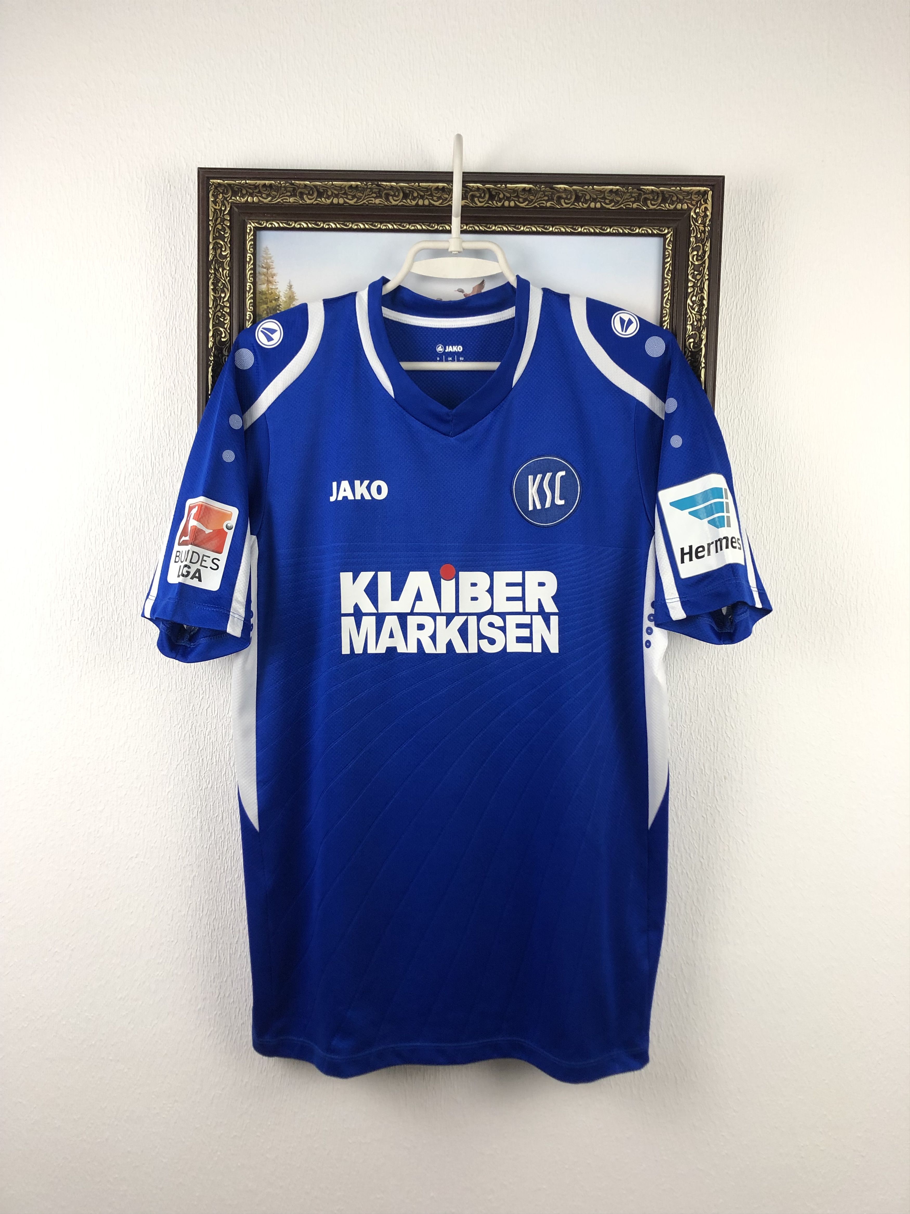 Other Karlsruher shirt Soccer Jersey #20 Sallahi Match Worn Size US L / EU 52-54 / 3 - 4 Thumbnail