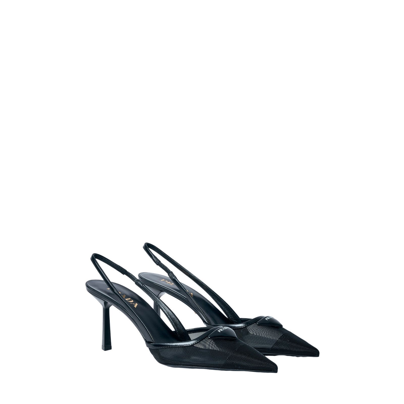 Prada PRADA Black Slingback Pumps New & Authentic (Women's size:7; Size US 7 / IT 37 - 3 Thumbnail