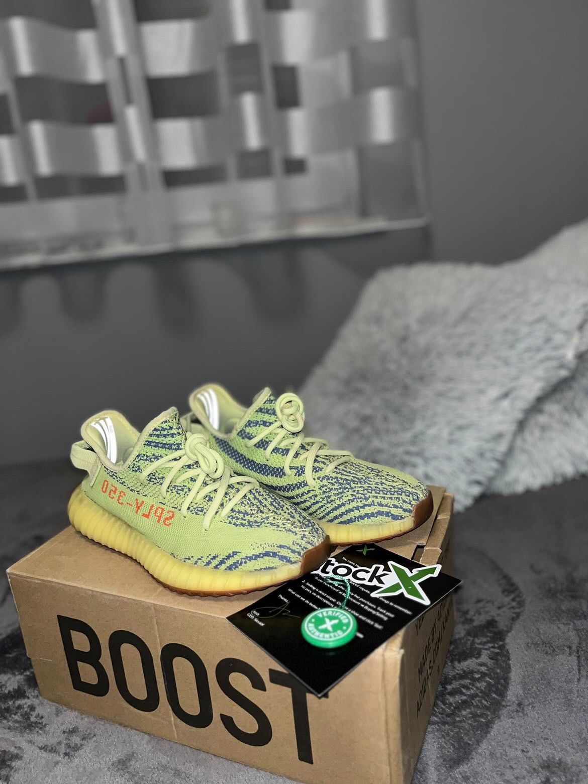 Adidas Kanye West Yeezy Talk Worldwide adidas Yeezy Boost 350 V2 Semi Frozen Yellow Grailed