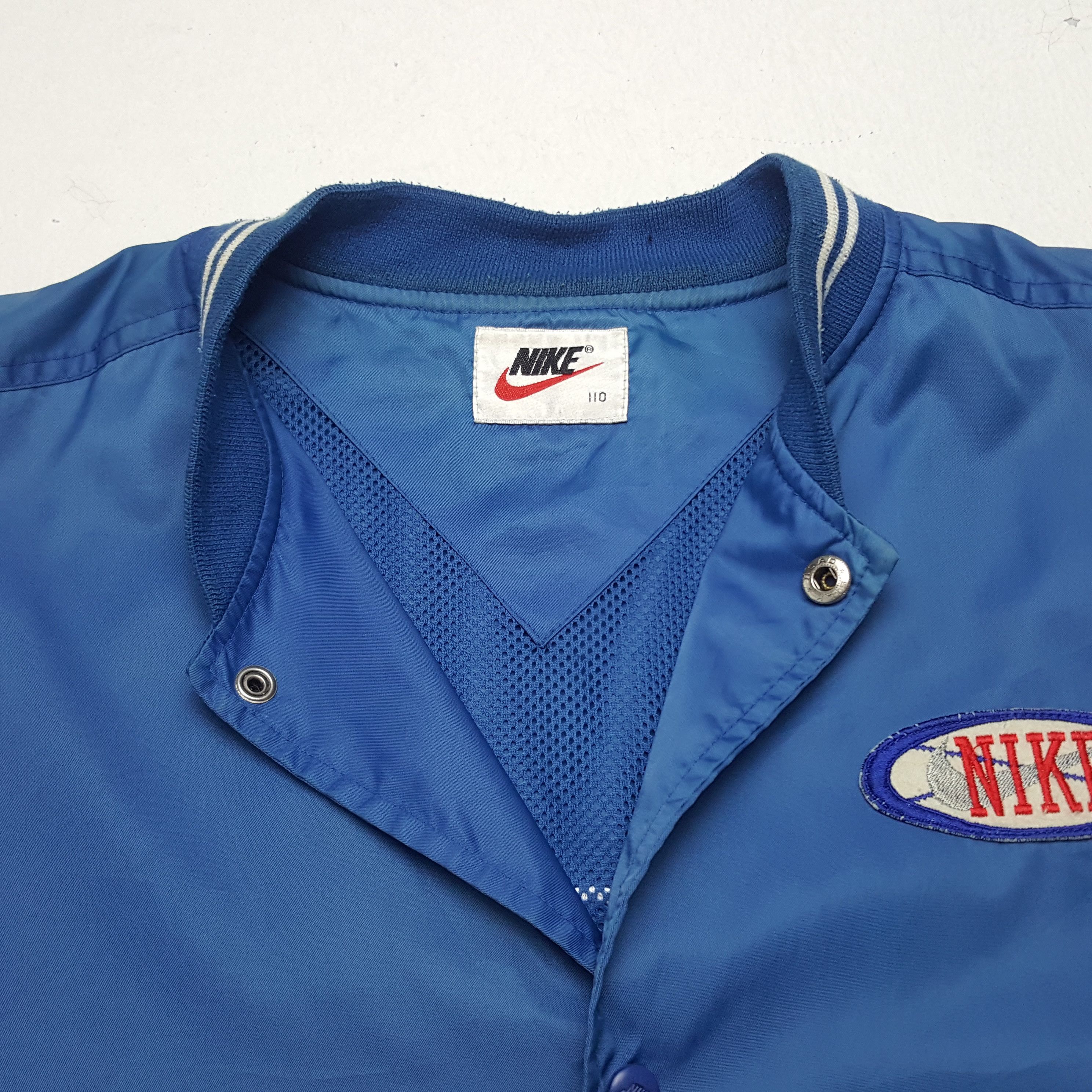 Nike × Vintage Vintage Nike Embroidery Patch Varsity Jacket Size US M / EU 48-50 / 2 - 5 Thumbnail